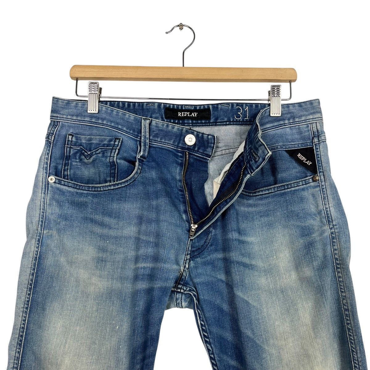 Replay Vintage Replay Distressed Denim Jeans Size US 32 / EU 48 - 15 Thumbnail