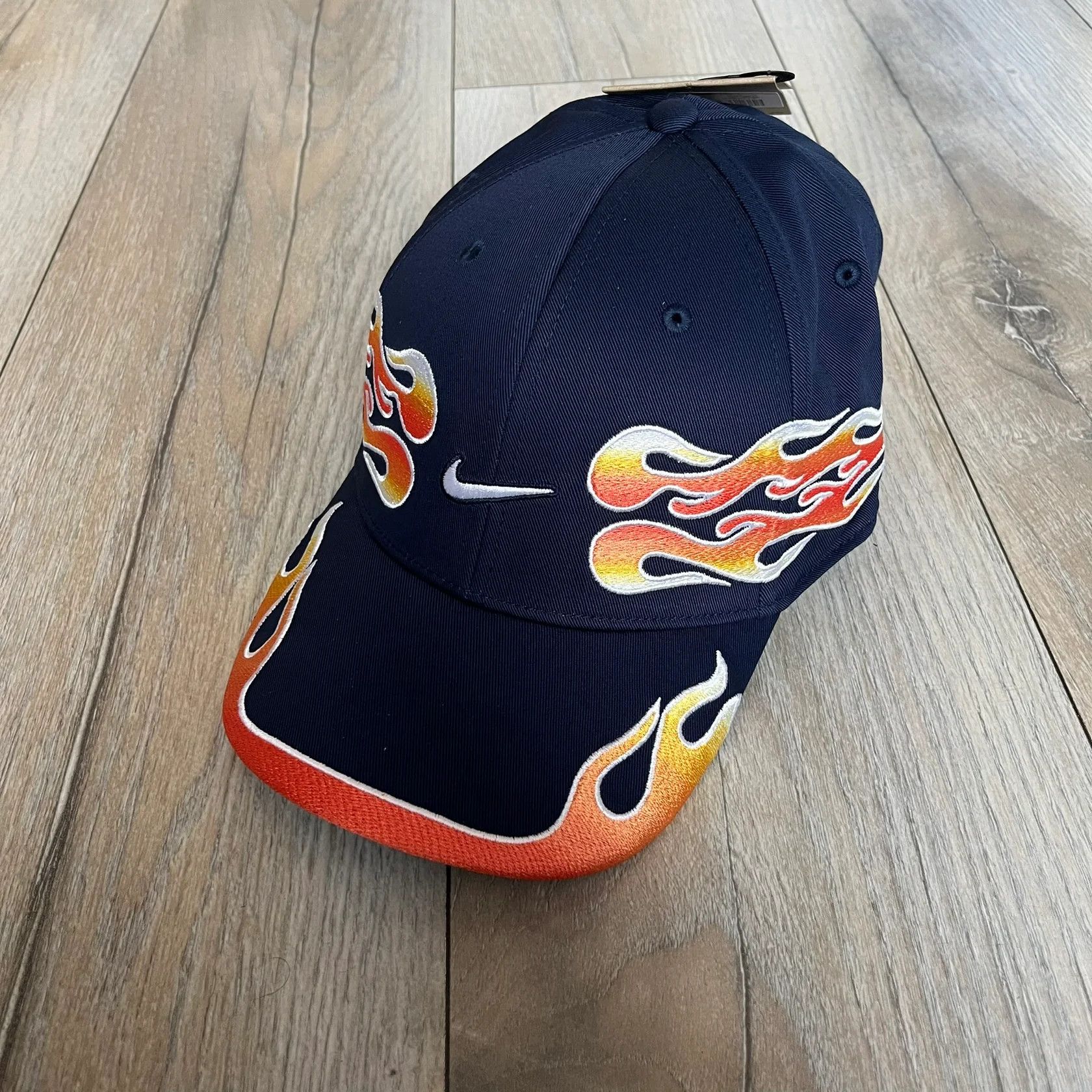 Nike Nike Club Semi-Structured OG Midnight Navy Flame Cap Medium Size ONE SIZE - 1 Thumbnail