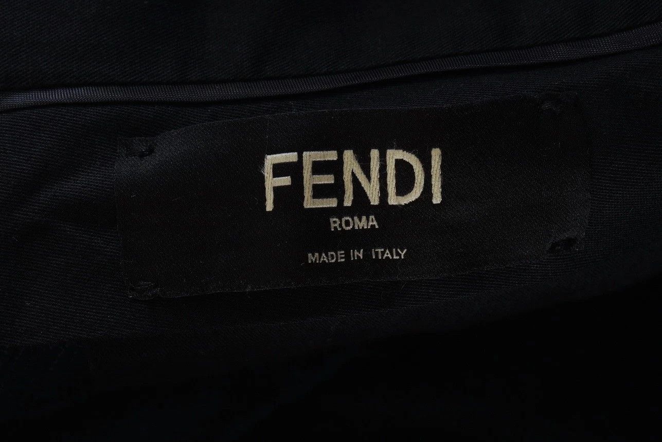 Fendi Fendi Roma Navy Dress Trousers Made in Italy Size W38/L29 Size US 38 / EU 54 - 6 Thumbnail