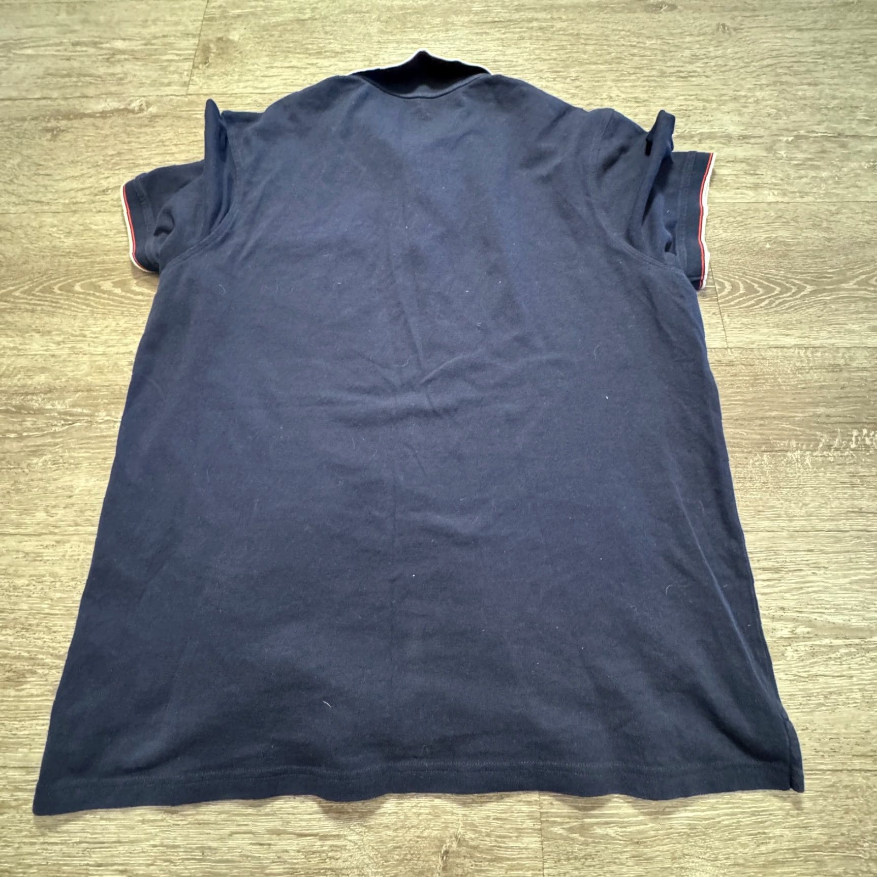 J.Crew J.CREW Polo Shirt Mens XL Blue Stretch Pique Knit Short Sleeve Pocket Cotton Polo Size US XL / EU 56 / 4 - 5 Thumbnail