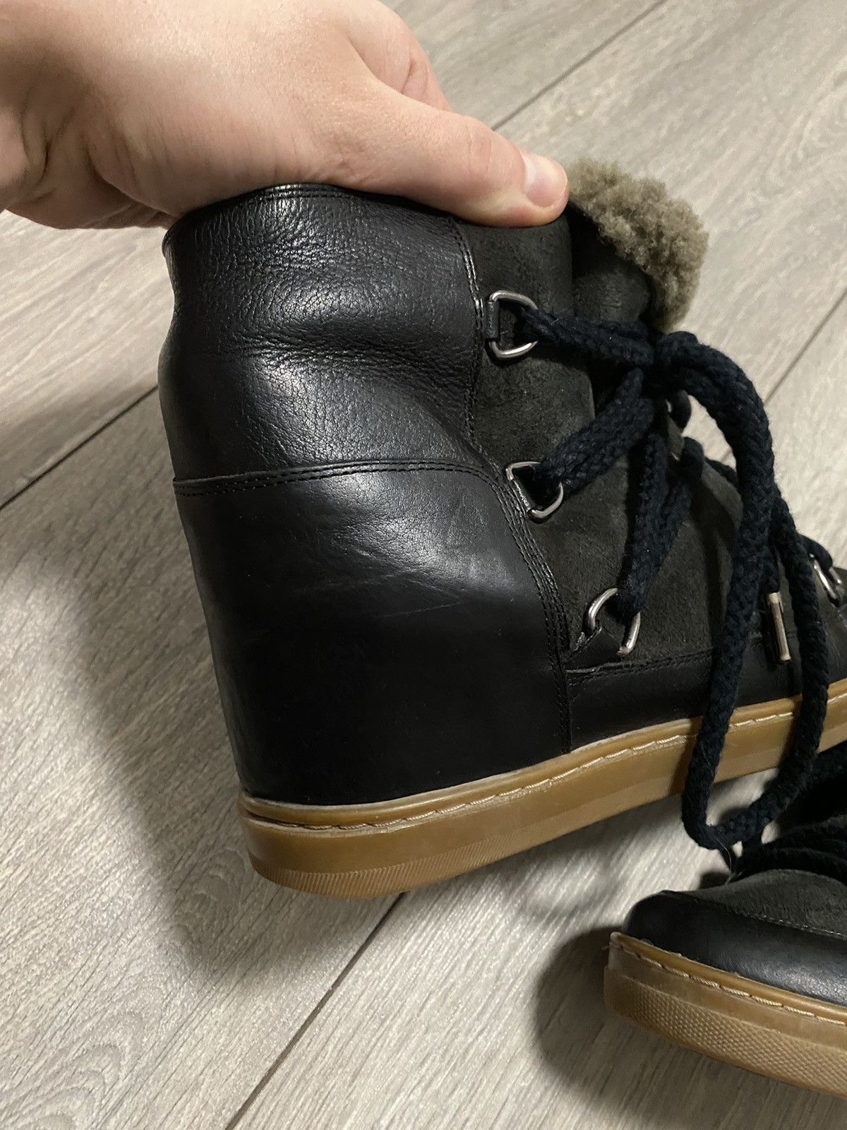 Isabel Marant Vintage Isabel Marant Nowles Ski Boots Suede Leather Wedge Size US 8 / IT 38 - 5 Thumbnail