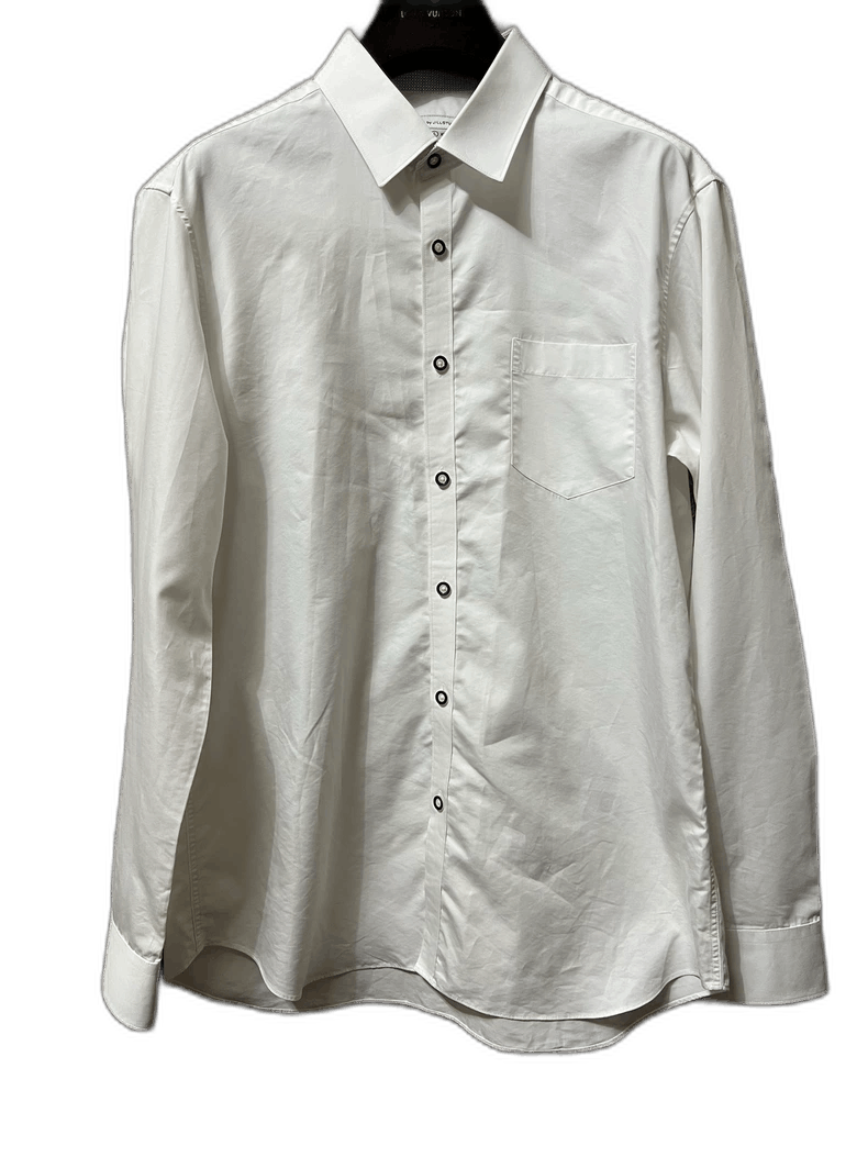 Jil Sander Jill Stuart Men's White Casual Shirt Size US L / EU 52-54 / 3 - 1 Thumbnail
