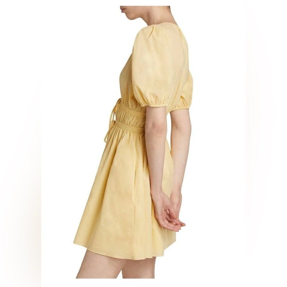 BNWT WAYF Yellow Cotton Mini Dress in Yellow Size XS