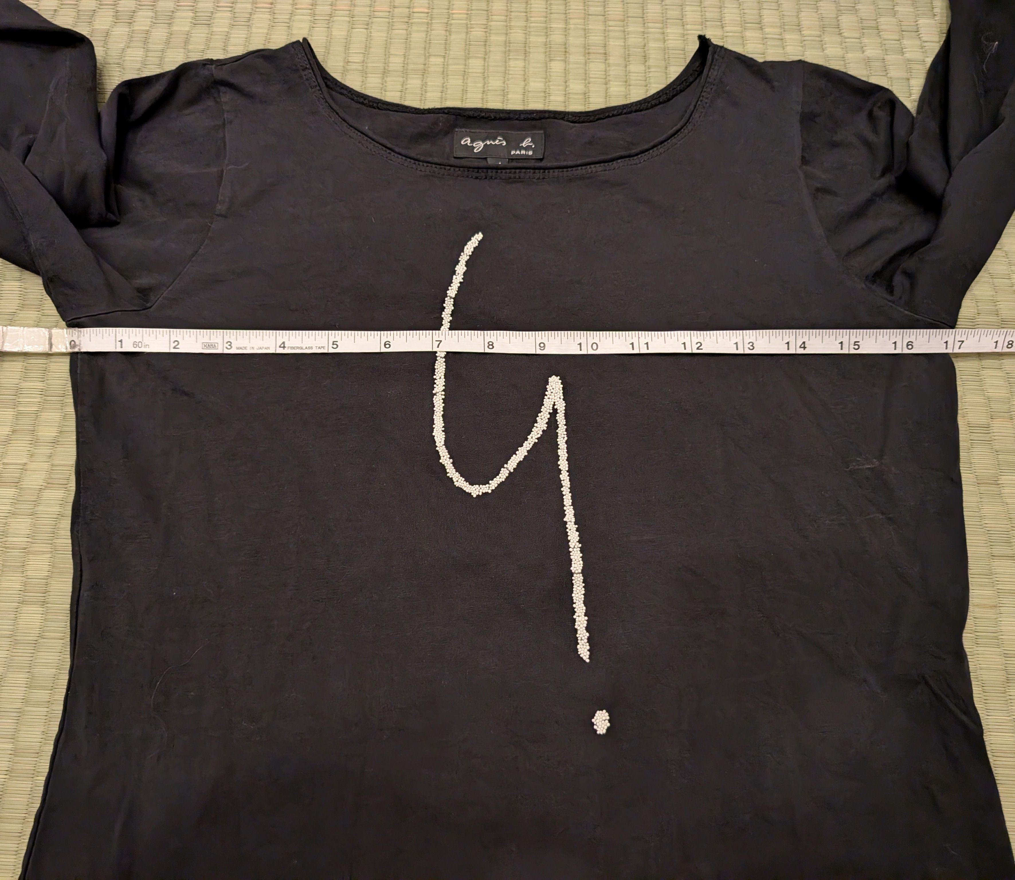 agnes b. RARE Agnes B. Irony Mark Long Sleeve T-shirt Women's Size 1 Size S / US 4 / IT 40 - 5 Thumbnail