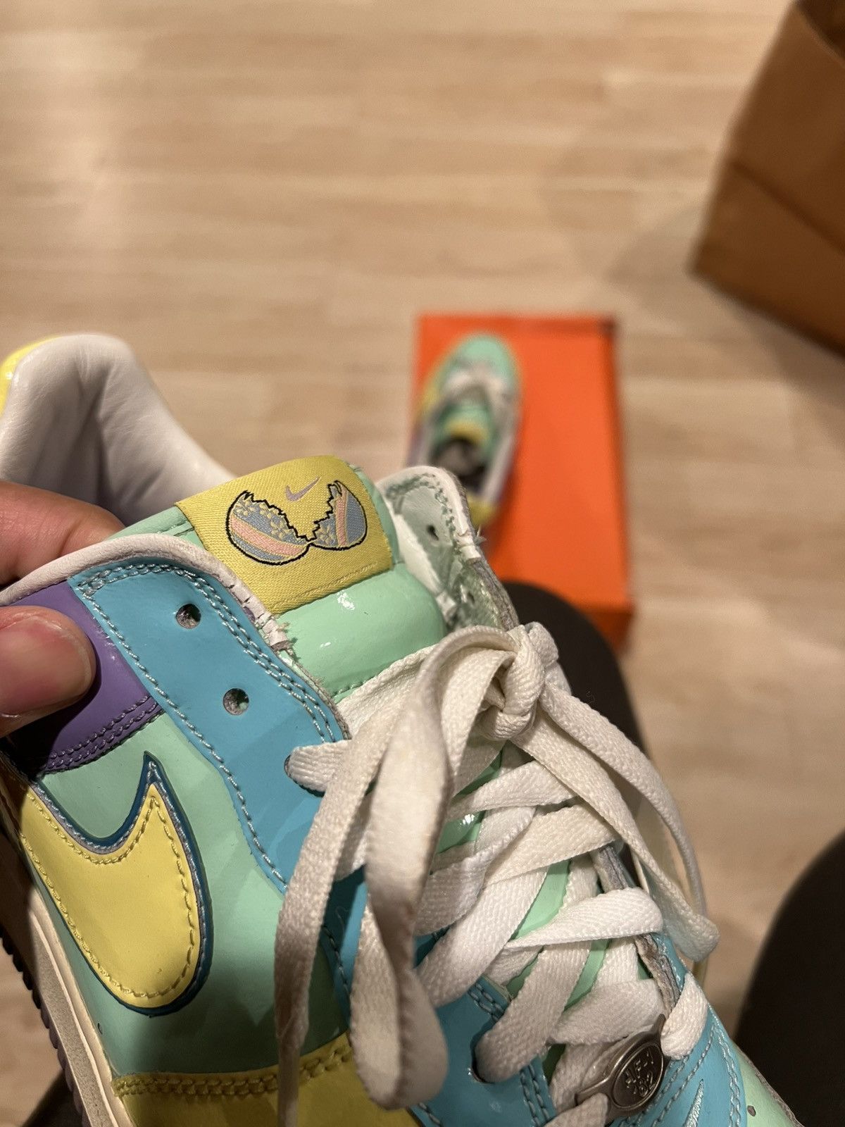 Nike NIKE AIR FORCE 1 “EASTER” 2006 Size US 11 / EU 44 - 4 Thumbnail