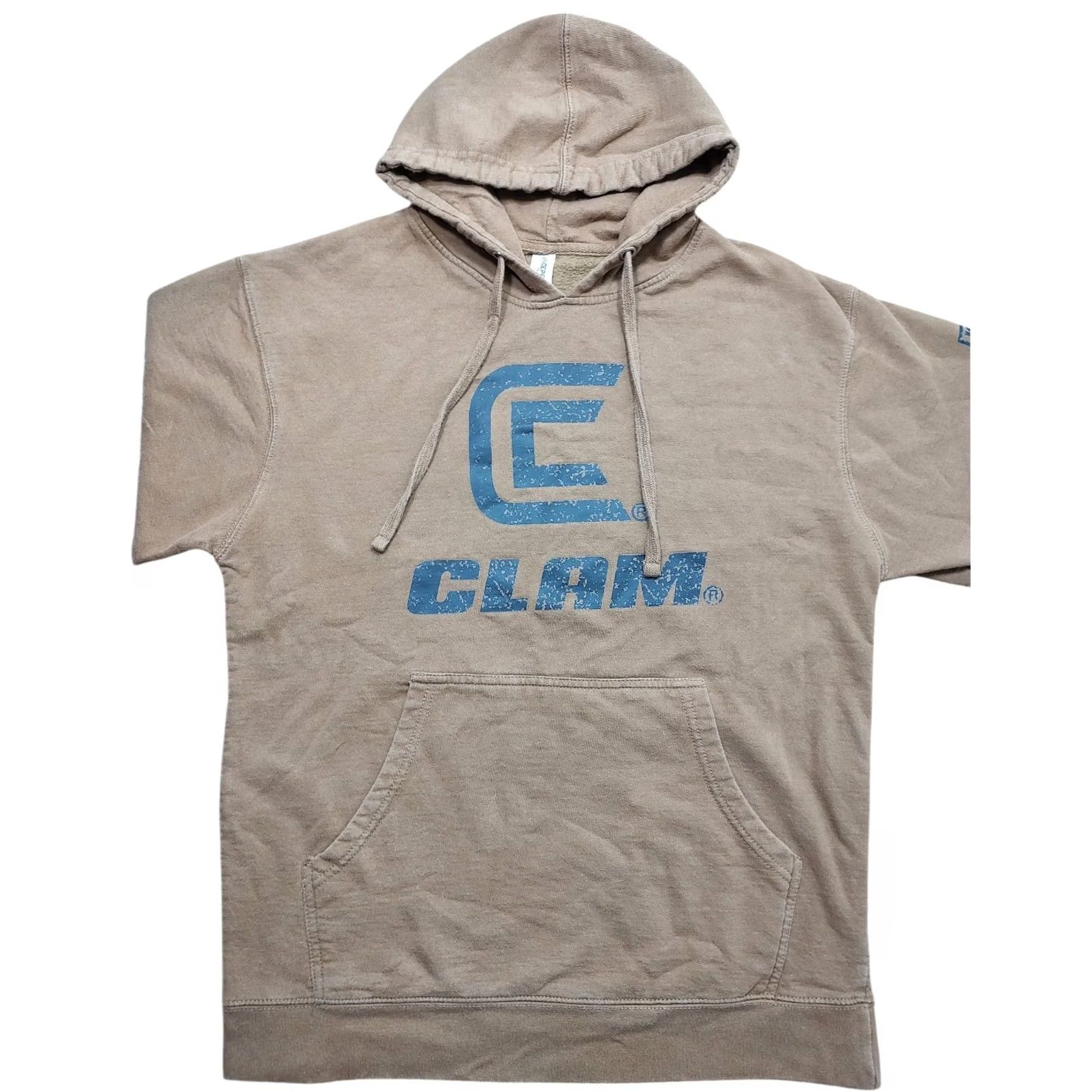Vintage VINTAGE Clam Hoodie Ice Ops Brown Mens Medium Tuft Design Hoodie Fishing Size US M / EU 48-50 / 2 - 2 Thumbnail