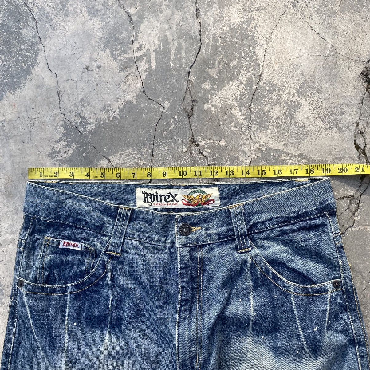 Avirex AVIREX Baggy Jeans ACNE STUDIO BALENCIAGA Size US 38 / EU 54 - 9 Thumbnail