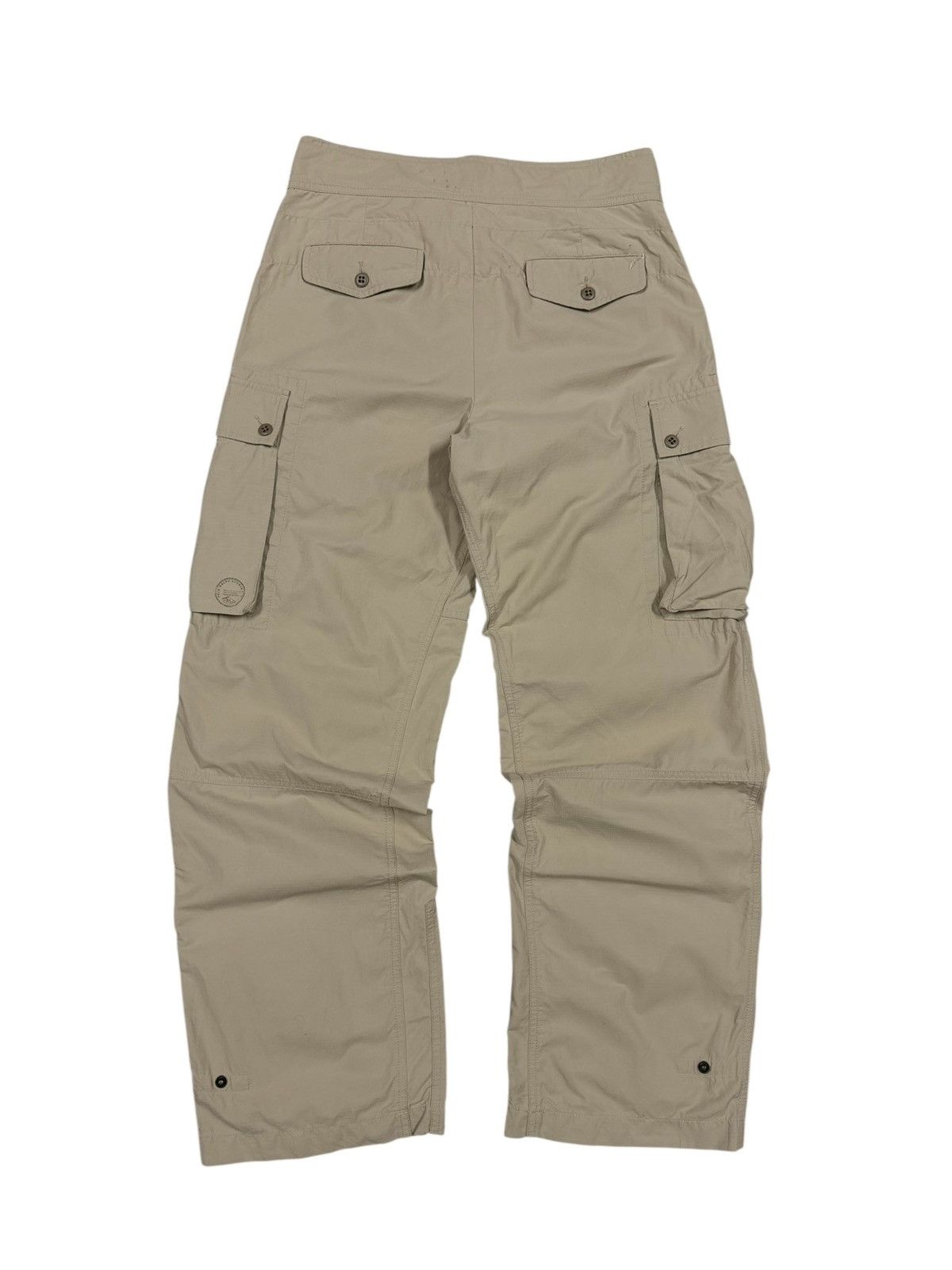 Polo Ralph Lauren Vtg🔥Polo Ralph Lauren Poplin Cargo Beige Pants Size US 29 - 2 Thumbnail