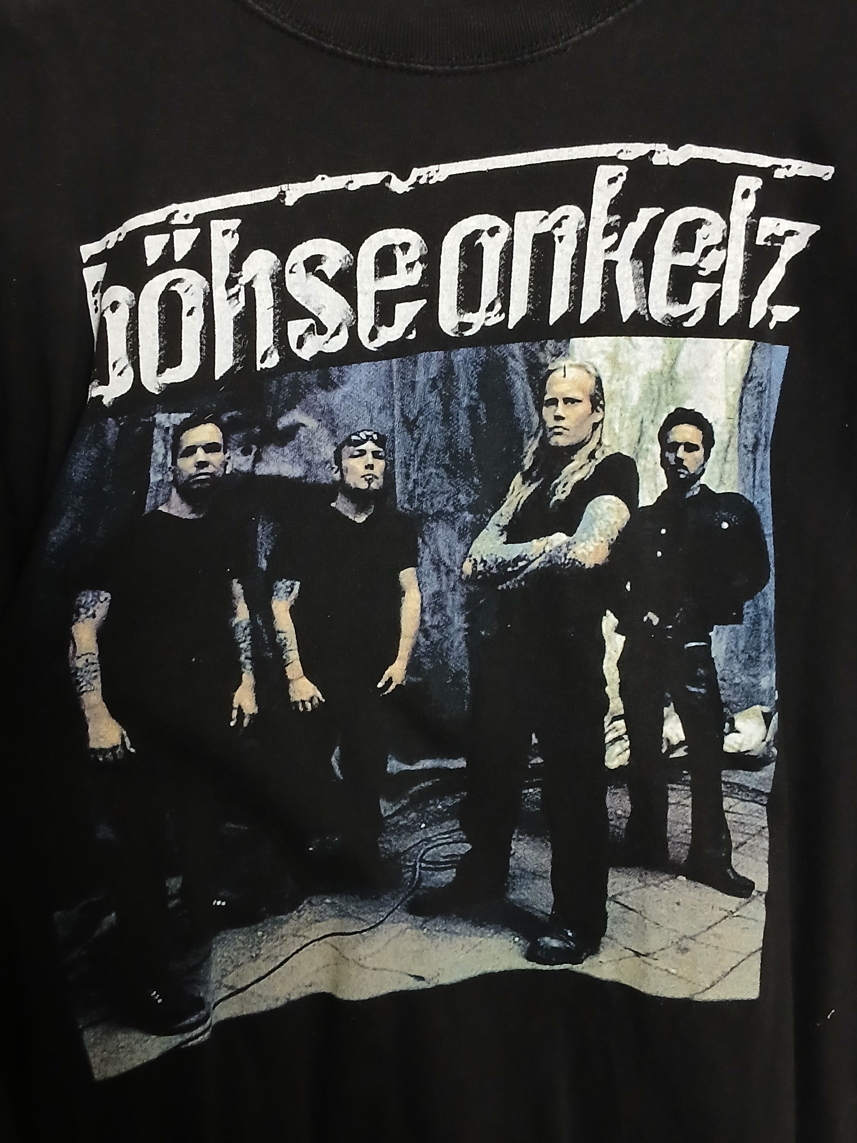 Band Tees × Vintage Vintage Böhse Onkelz T-Shirt Size US L / EU 52-54 / 3 - 3 Thumbnail