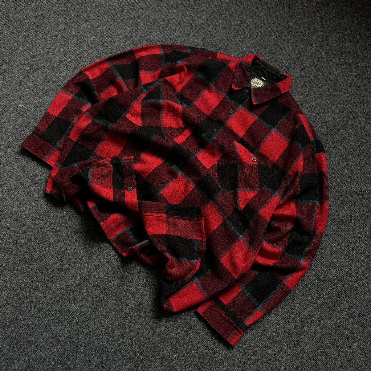 Grailed VTG Flannel Plaid Shirt Button Up Fashion Report Size L Y2K Size US L / EU 52-54 / 3 - 1 Thumbnail