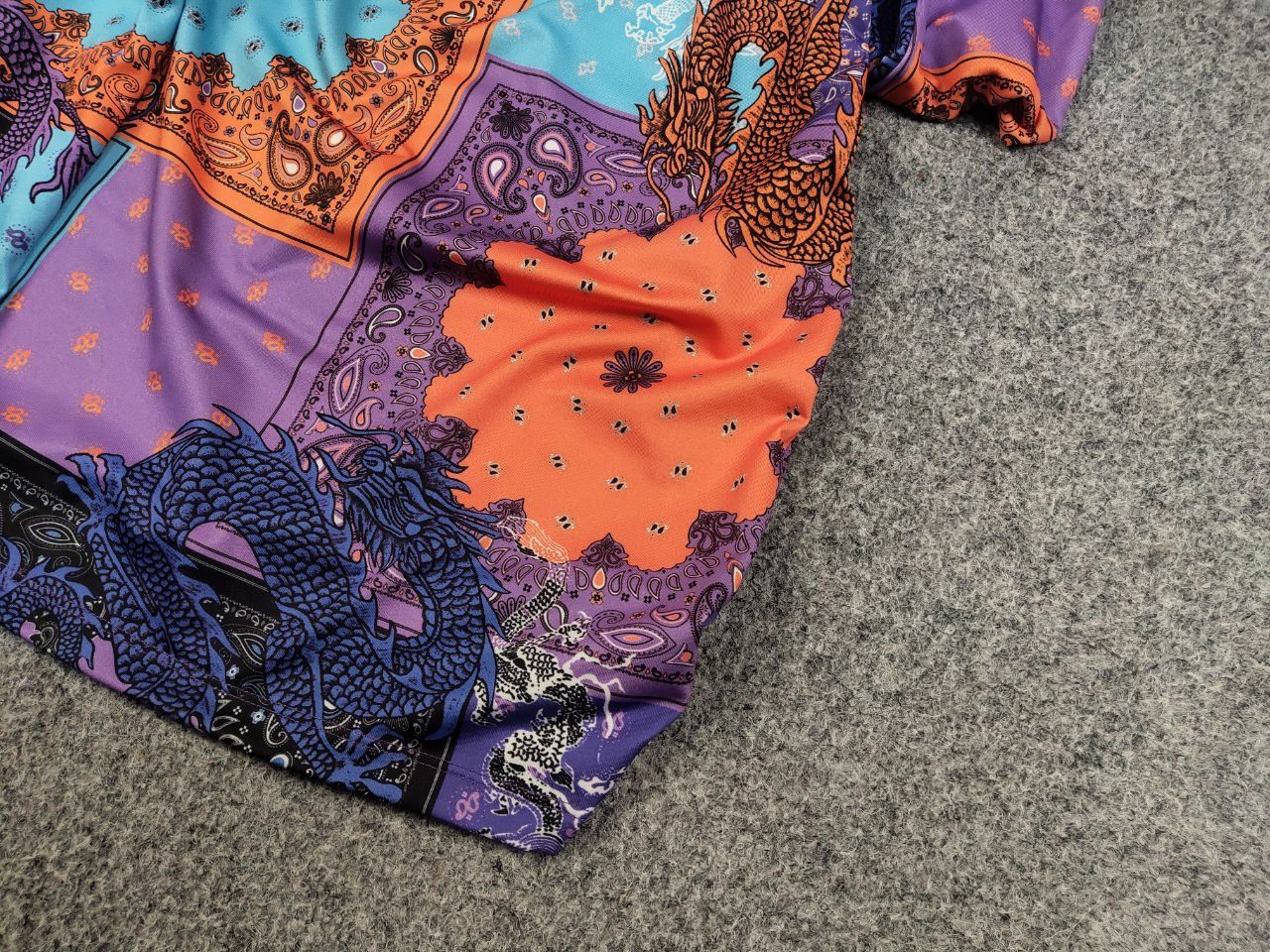 Jaded London Jaded London Mini Dress Bandana Dragon Multicolor Long sleev Size XXS / US 00 / IT 34 - 5 Thumbnail