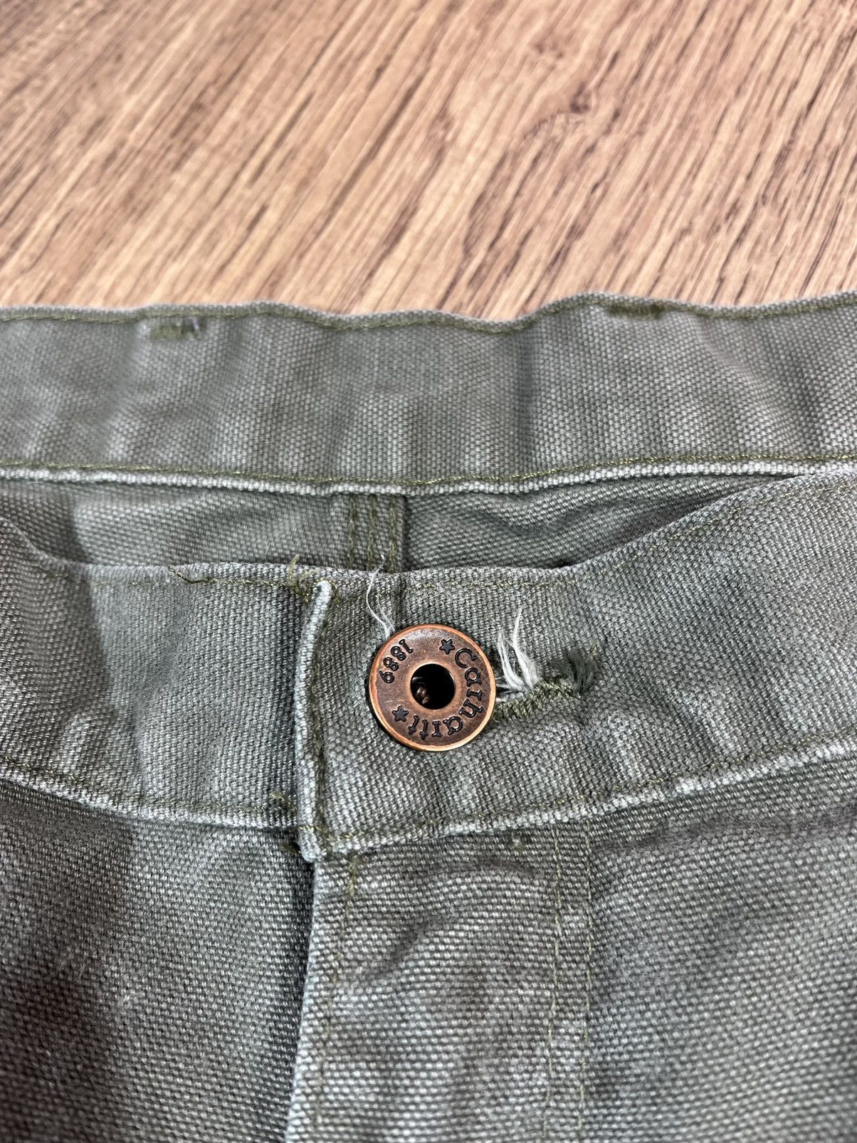 Carhartt Vintage Carhartt Green Double Knee Workwear Carpenter Pants Size US 38 / EU 54 - 7 Thumbnail
