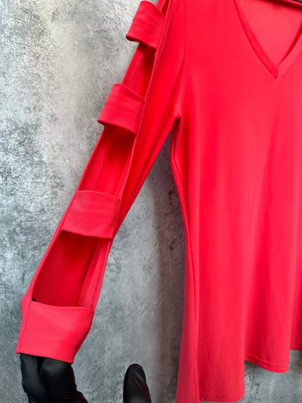 Joseph Ribkoff Joseph Ribkoff Red Ladder Sleeve Tunic Dress Canada Size M / US 6-8 / IT 42-44 - 9 Thumbnail