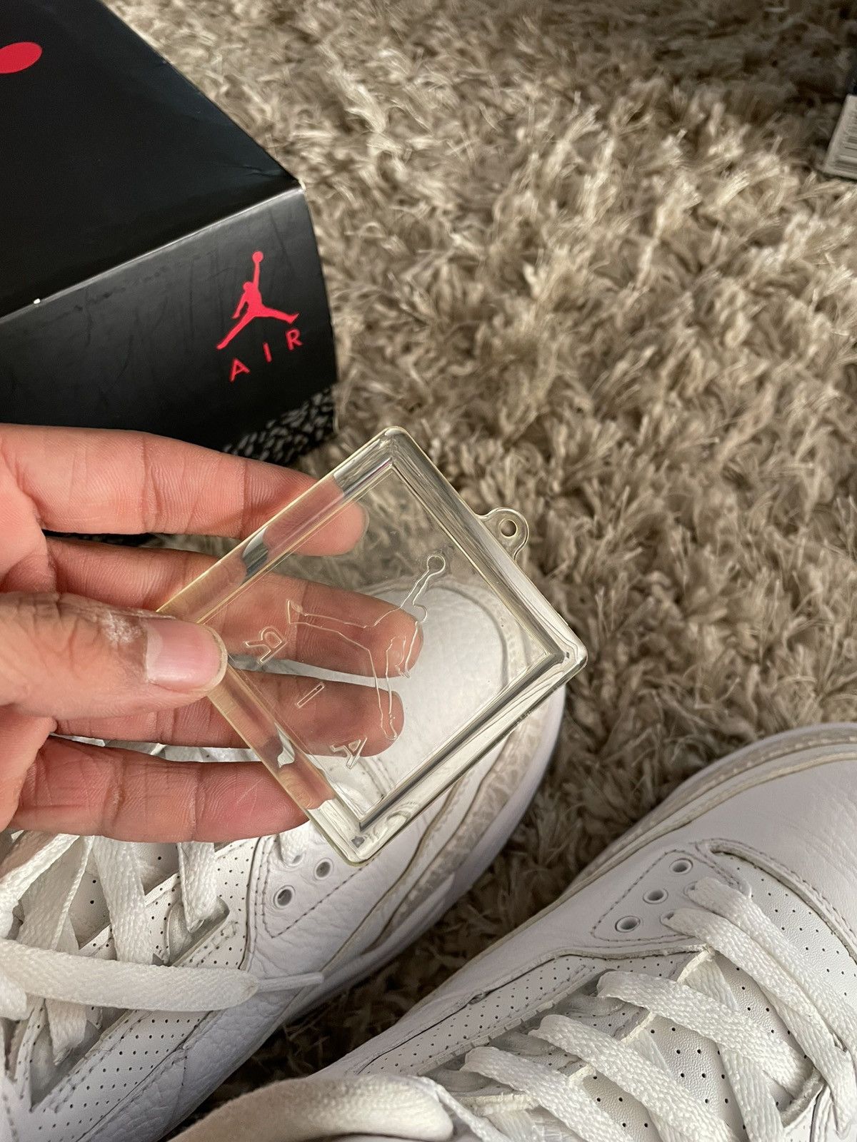 Jordan Brand Jordan 3 Pure White Size US 9.5 / EU 42-43 - 10 Thumbnail