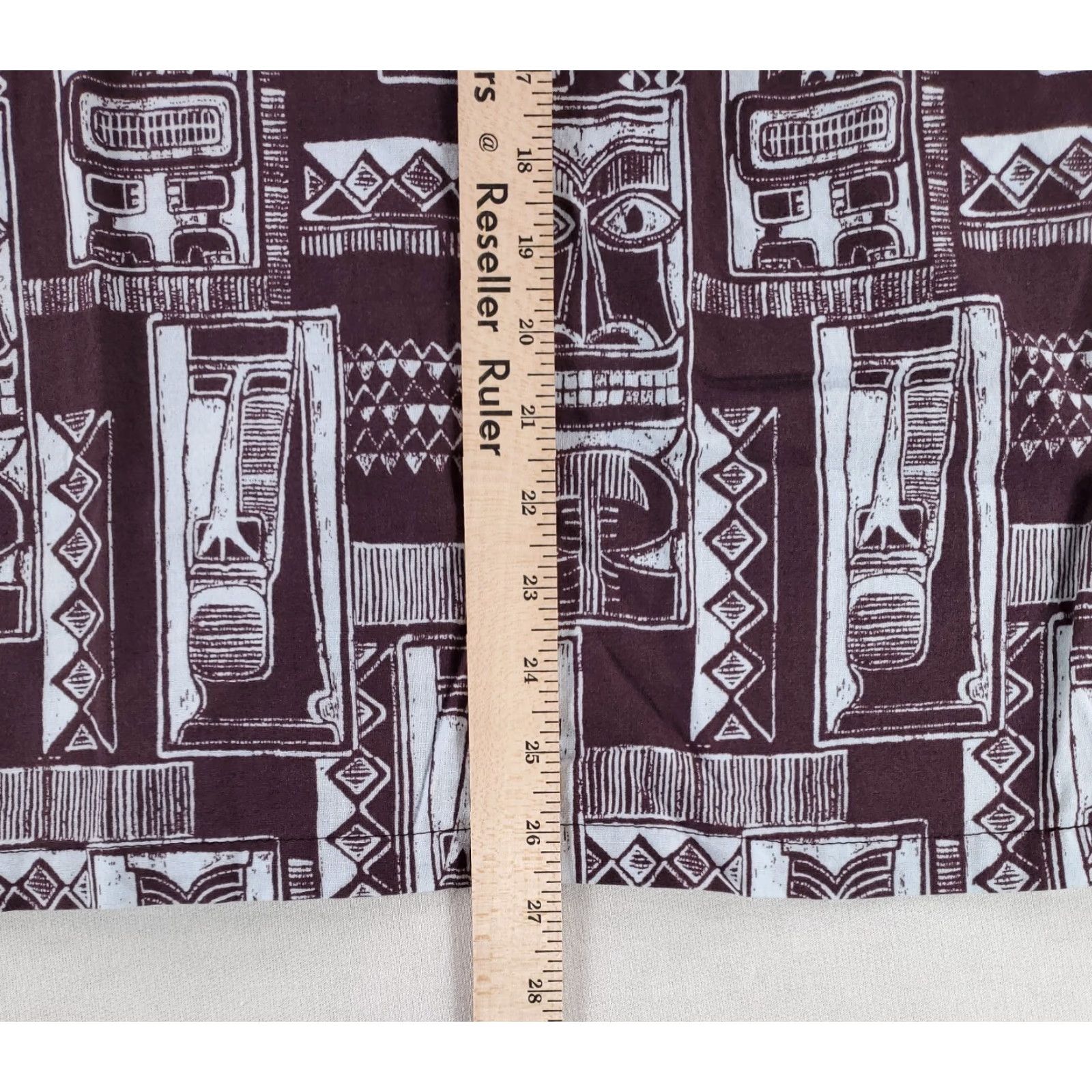 Reyn Spooner Reyn Spooner Hawaiian Shirt Brown Totem Tiki Print Mens S Size US S / EU 44-46 / 1 - 5 Thumbnail