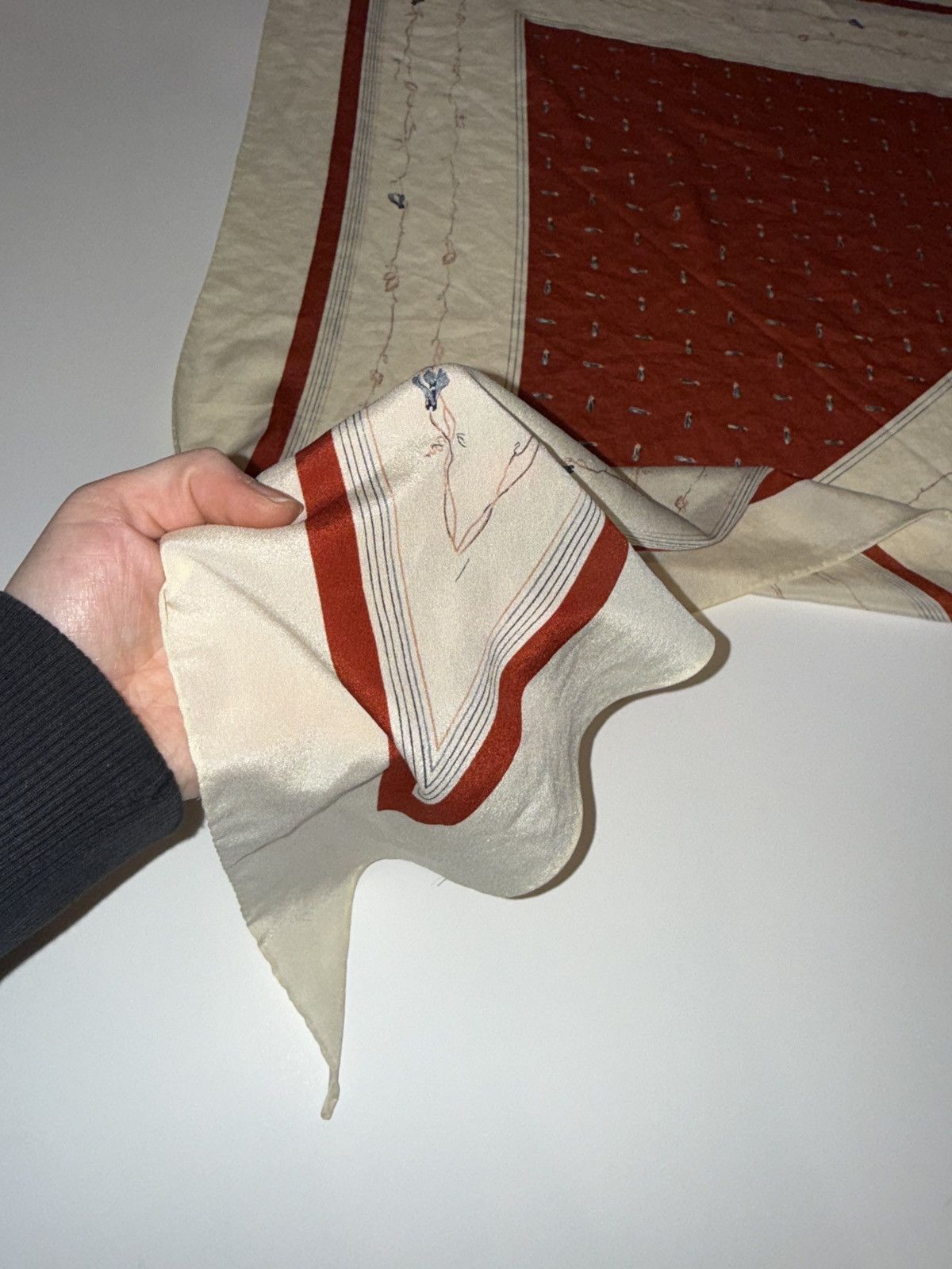 Other Sierge Nancel vintage silk scarf Size ONE SIZE - 7 Thumbnail