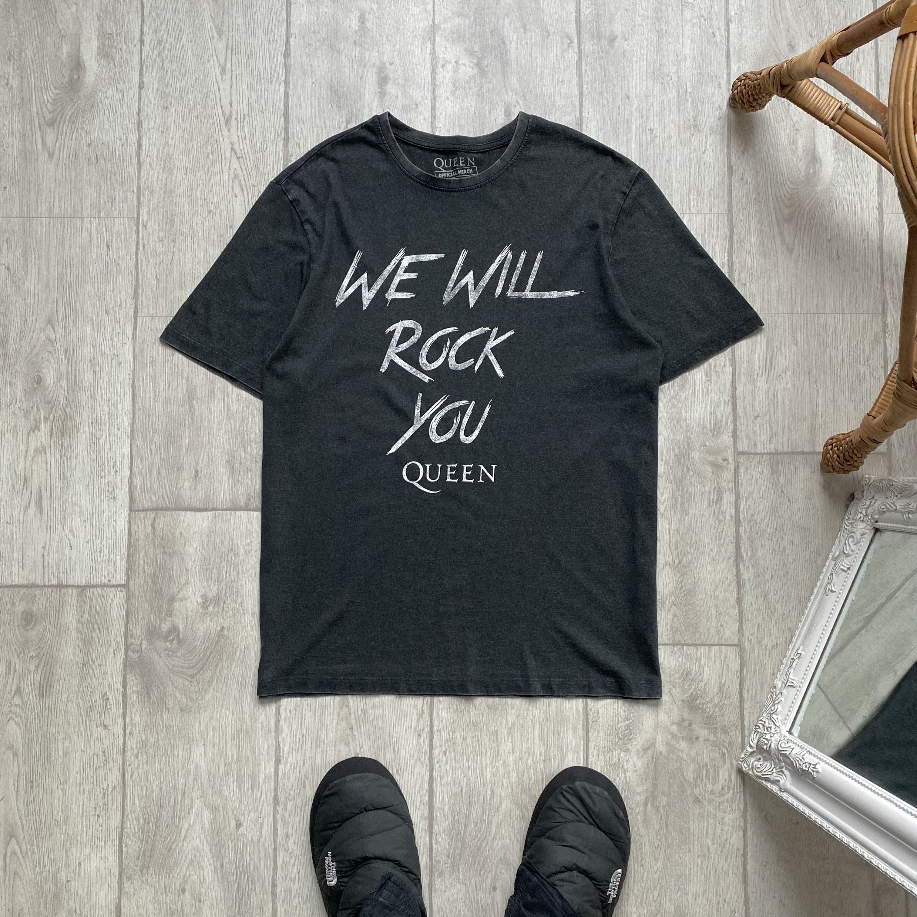 Band Tees 🎙️ Queen Band Tee We Will Rock You y2k Bohemian Rhapsody Size US M / EU 48-50 / 2 - 1 Thumbnail
