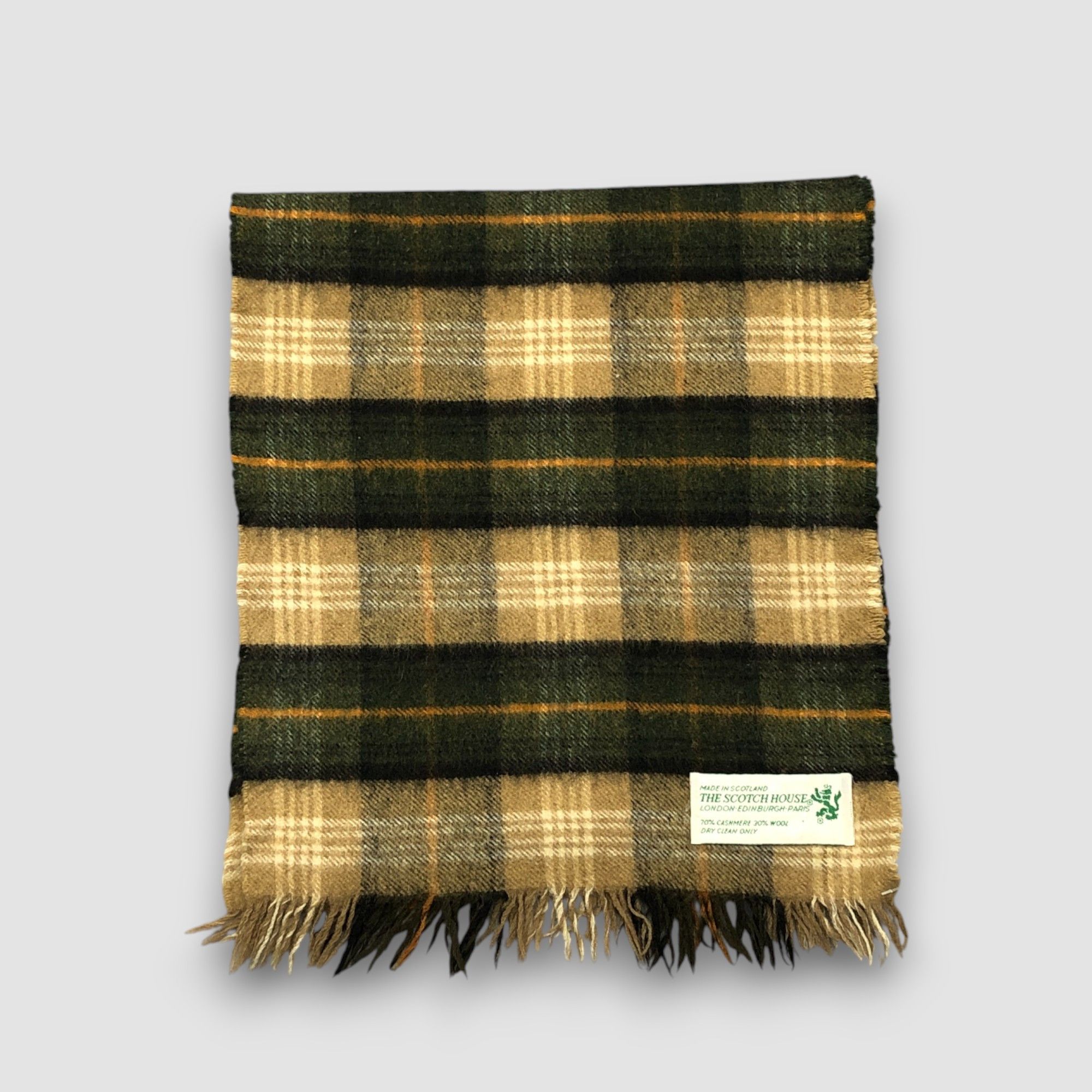 Japanese Brand Vintage The Scotch House Scarf Muffler Plaid Scarves Size ONE SIZE - 2 Thumbnail