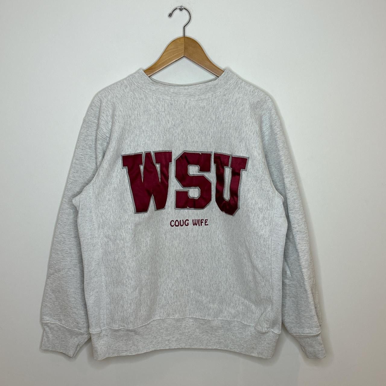 Vintage WSU Collegiate Crewneck Sweatshirt Size US L / EU 52-54 / 3 - 1 Thumbnail