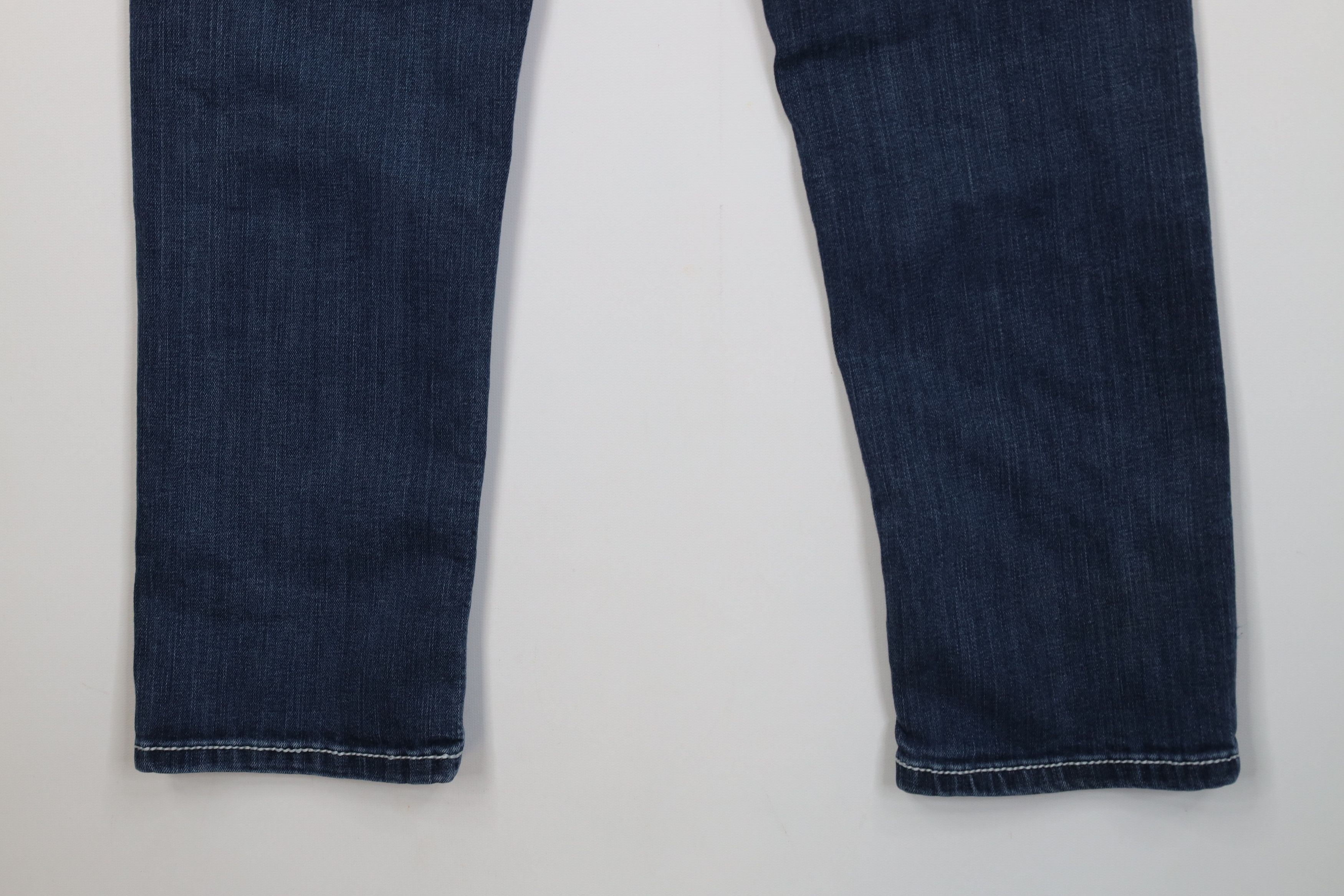 Vintage Buckle BKE Stitch Stella Cropped Flared Denim Jeans Blue Size 28" / US 6 / IT 42 - 14 Thumbnail