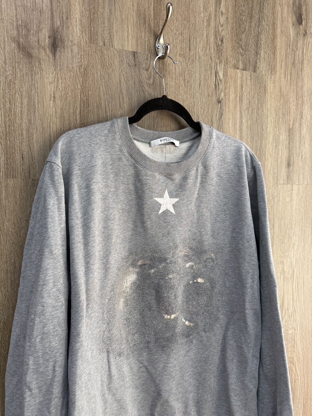 Givenchy Givenchy Grey Crewneck Size US XL / EU 56 / 4 - 2 Thumbnail