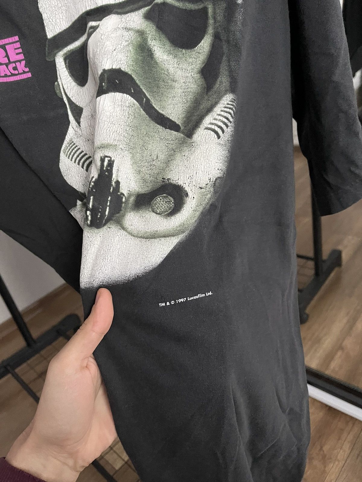 Other 1997 Star Wars Stormtrooper Darth Vader Vintage T-Shirt Tee Size US XL / EU 56 / 4 - 5 Thumbnail