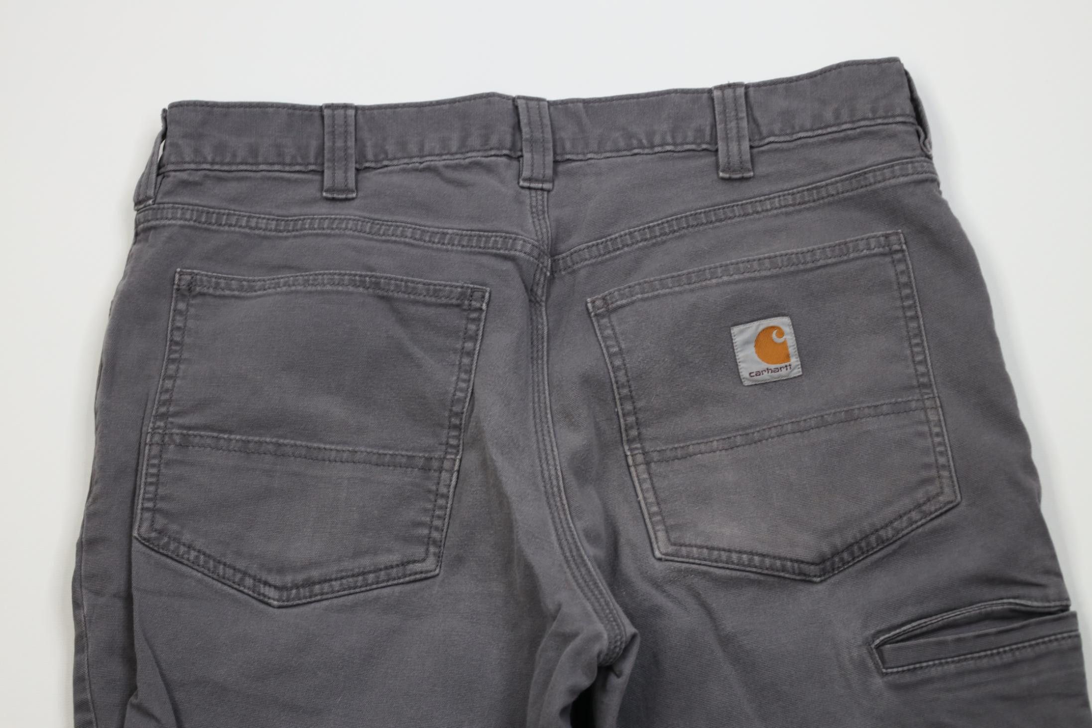 Carhartt Vintage Y2K Carhartt Relaxed Fit Stretch Canvas Pants Gray Size US 33 - 9 Thumbnail