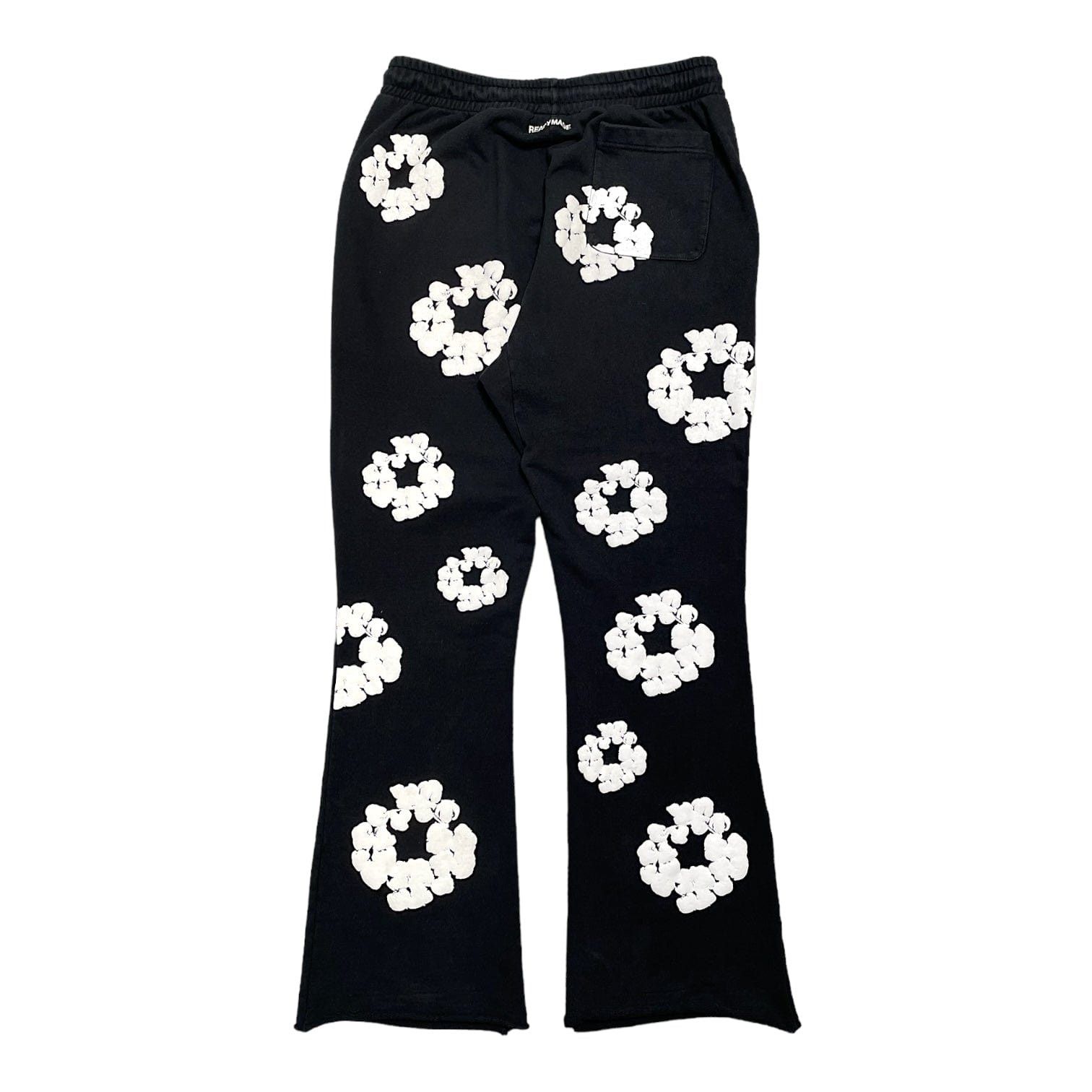 DENIM TEARS x Readymade The Cotton Wreath Flare Sweatpants Black Size US 44 / EU 60 - 1 Thumbnail