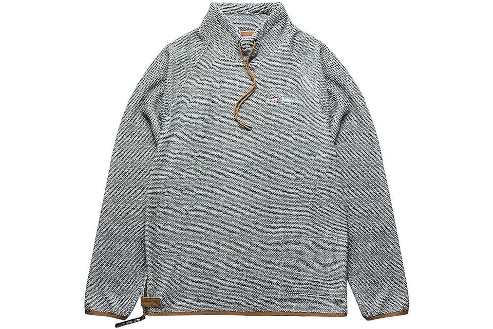 image of Bodega Renaissance Mock Neck in Grey/Mushroom, Men's (Size Medium)