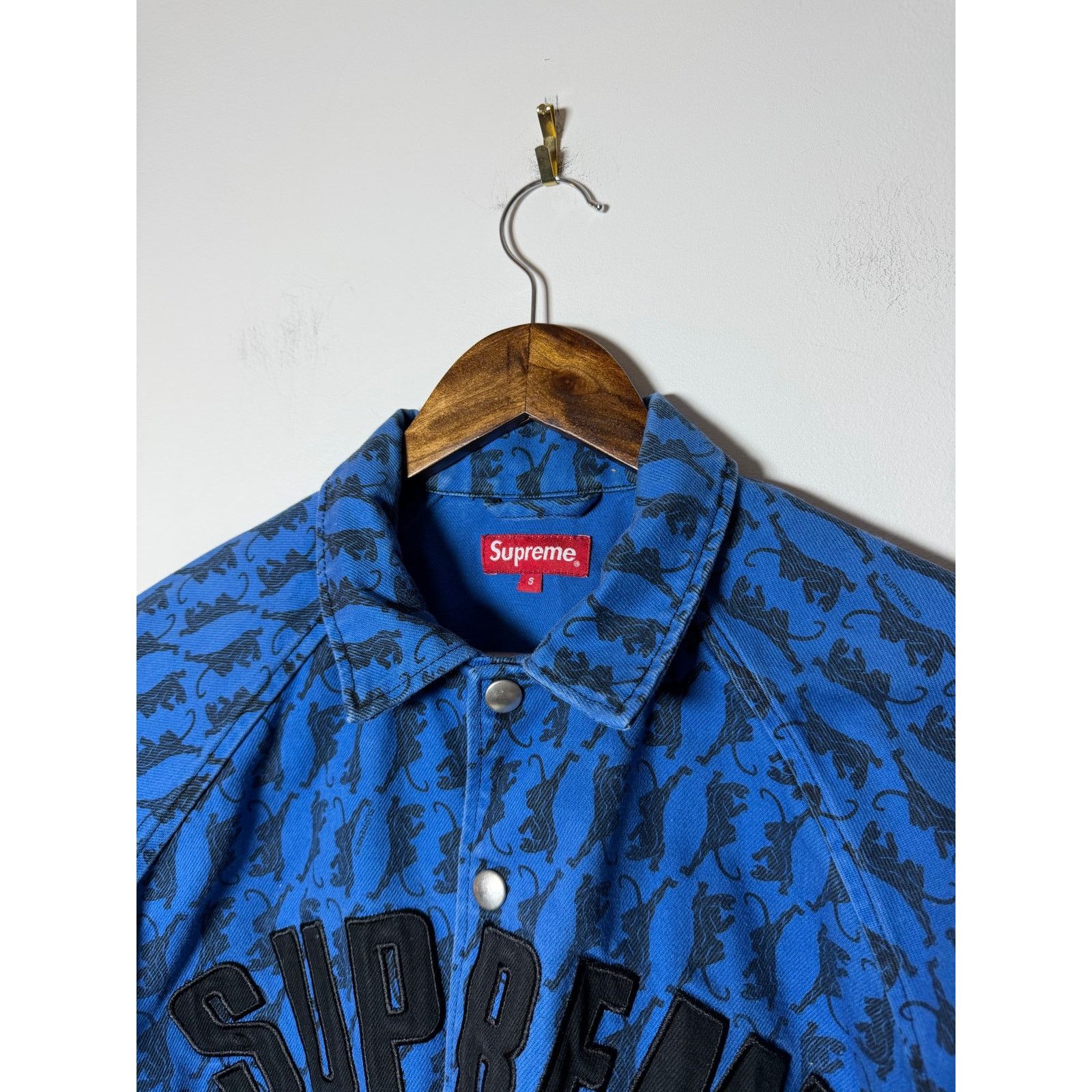 Supreme Supreme Panther Snap Front Twill Jacket Size US S / EU 44-46 / 1 - 6 Thumbnail