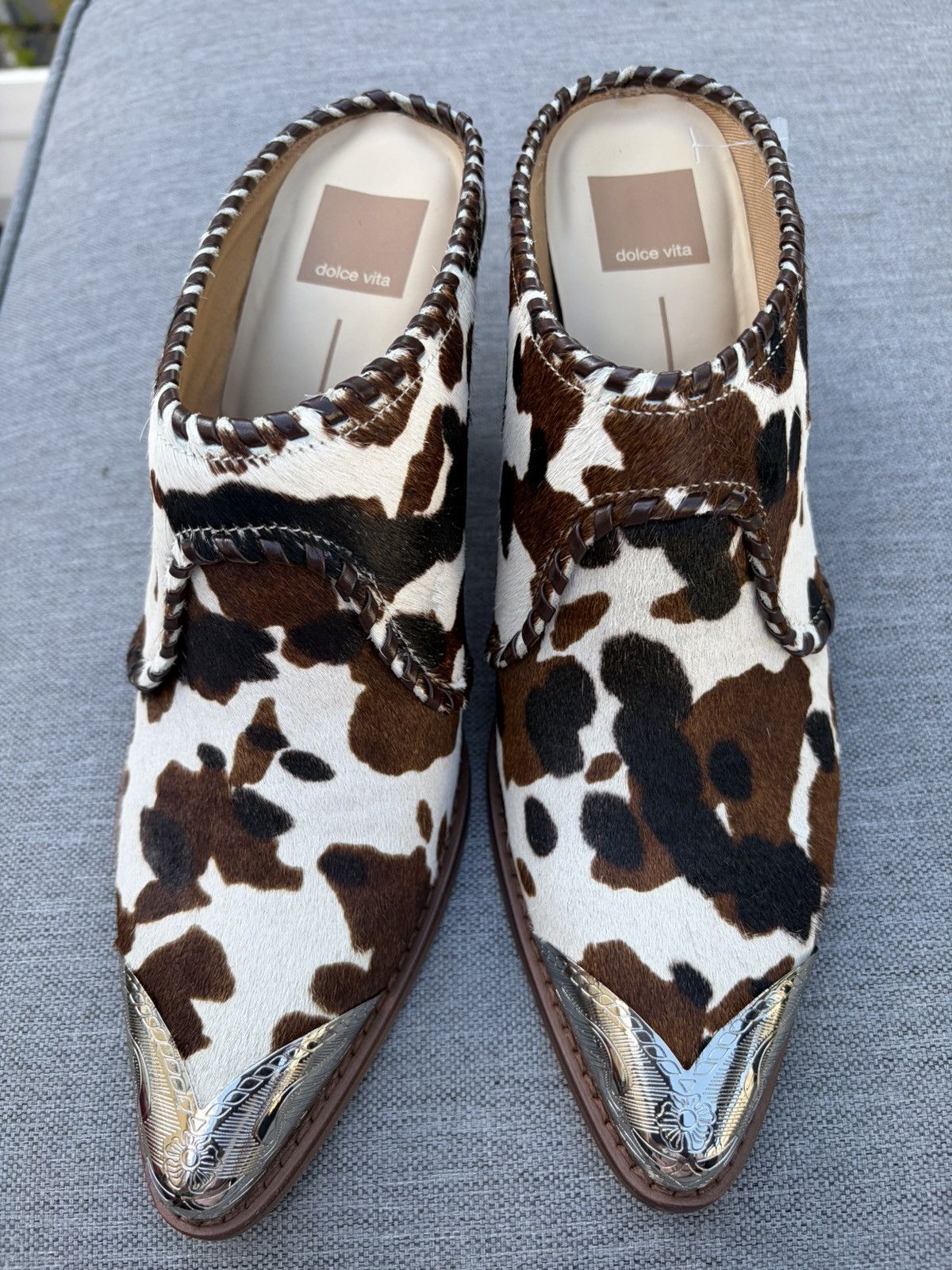 Dolce Vita Dolce Vita Jolyn Ankle Boots Cow Print Calf Hair Size US 9 / IT 39 - 3 Thumbnail