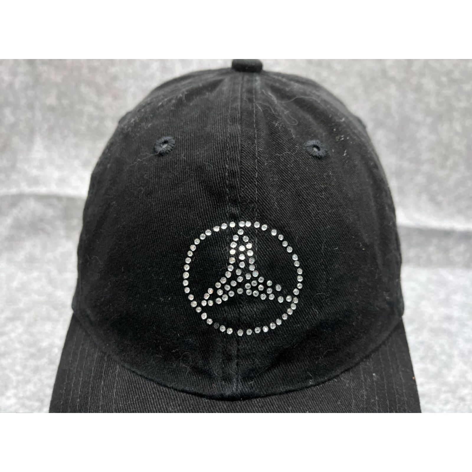 Mercedes-Benz VINTAGE Mercedes-Benz Baseball Cap Hat Adjustable Womens Cotton Black Logo 90s Travel Outdoor Size ONE SIZE - 2 Thumbnail