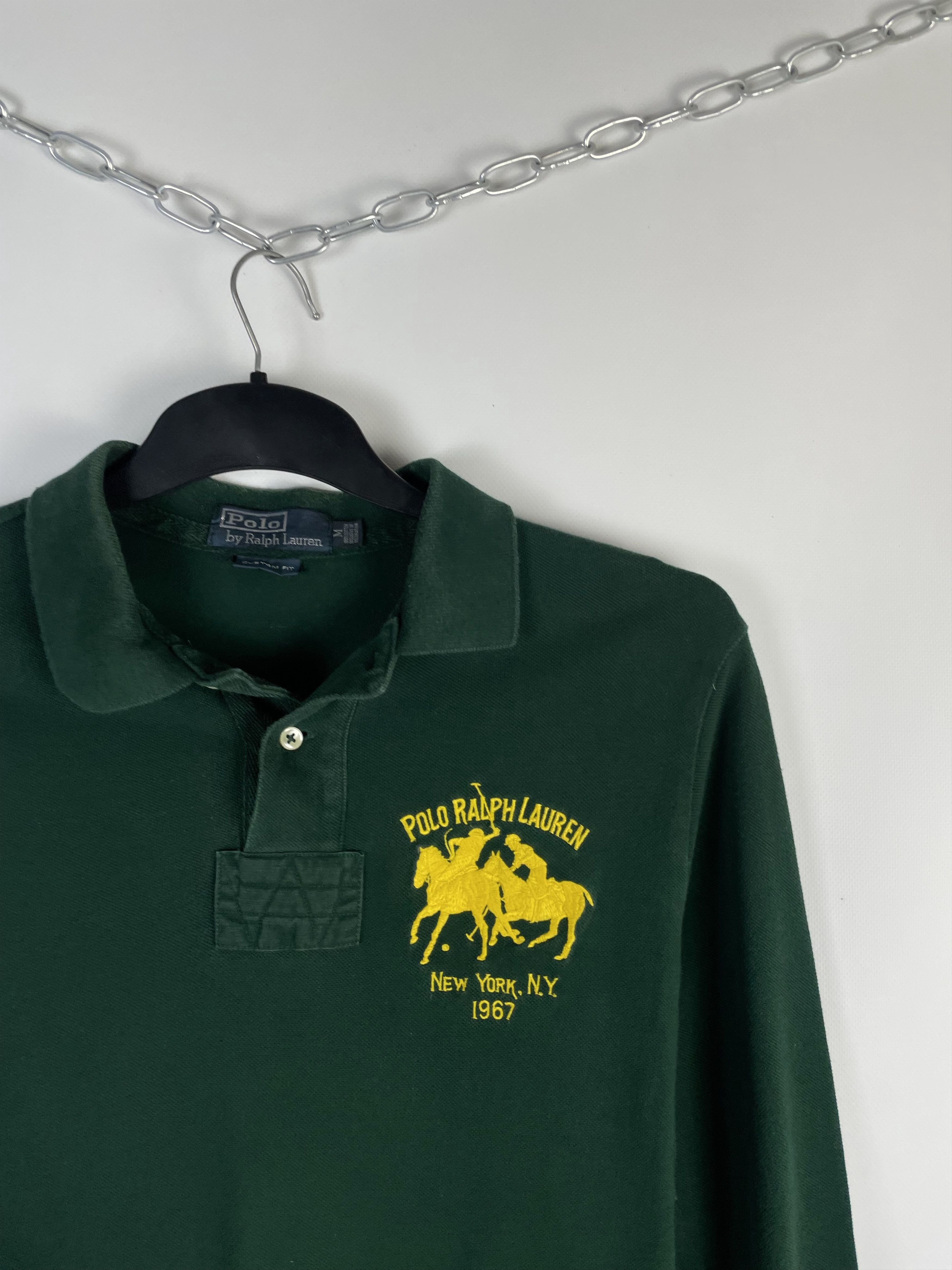 Polo Ralph Lauren Vintage 90s Polo Ralph Lauren Rugby Long Sleeve Shirt Size US M / EU 48-50 / 2 - 3 Thumbnail