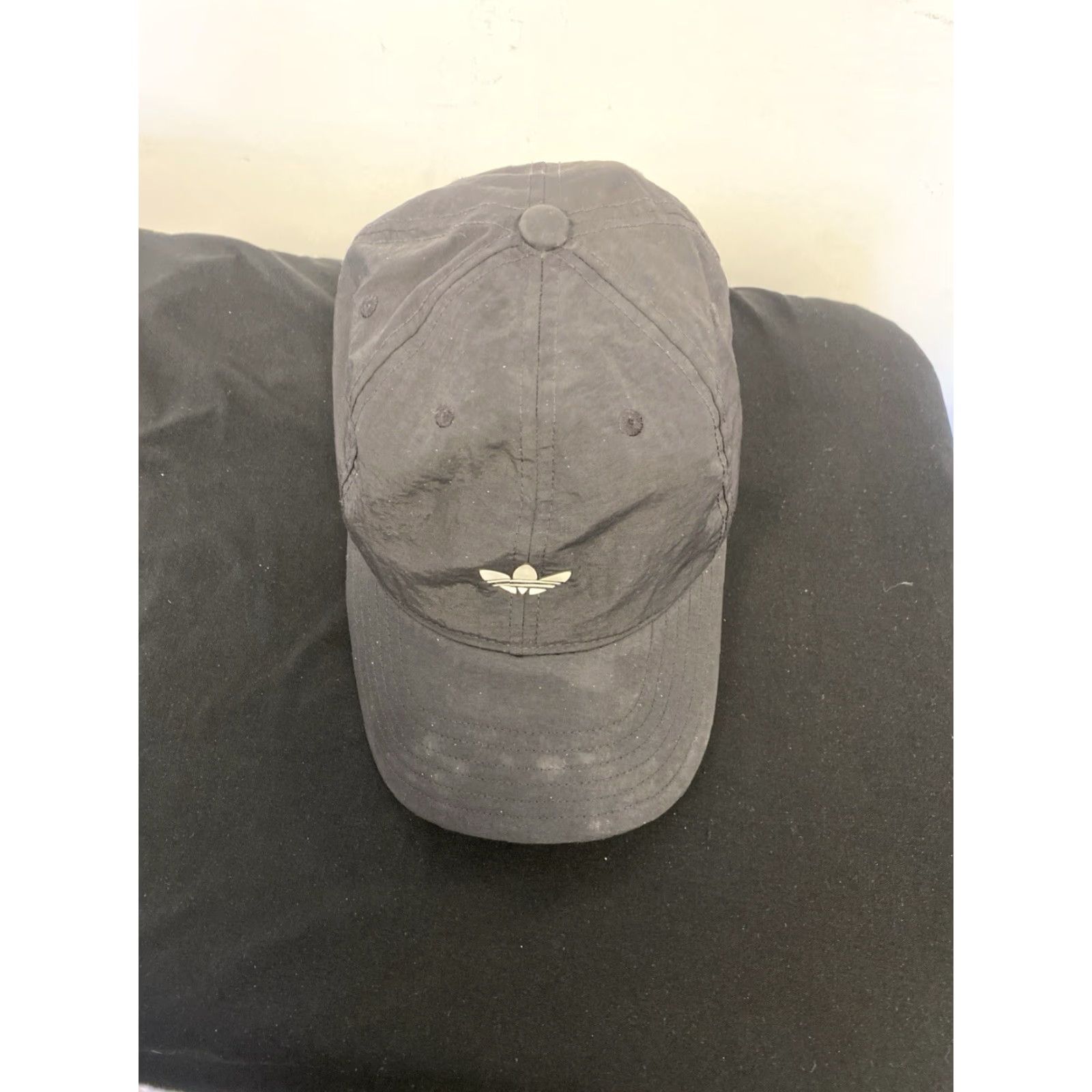 Adidas VINTAGE Adidas Baseball Cap One Size Men Faded Black Adjustable Lightweight Breathable Packable Logo Mercedes Benz College Sports Casual Hat Size ONE SIZE - 2 Thumbnail