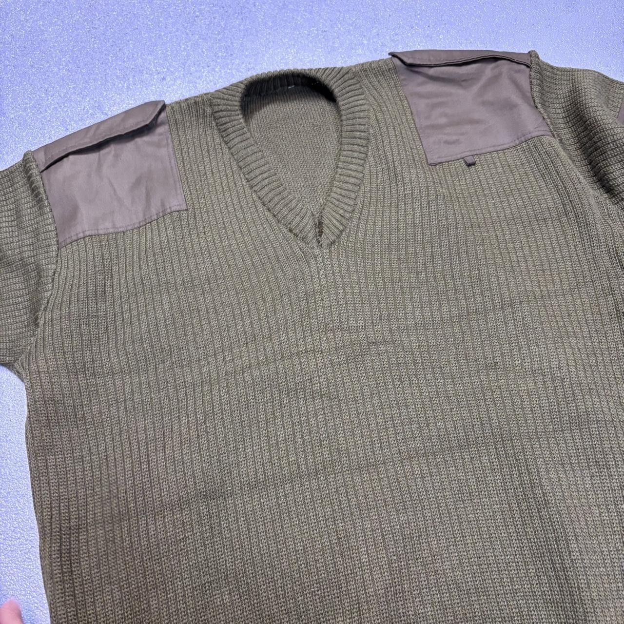 Japanese Brand × Vintage Vintage y2k Military surplus ribbed archive sweater Size US XL / EU 56 / 4 - 6 Thumbnail