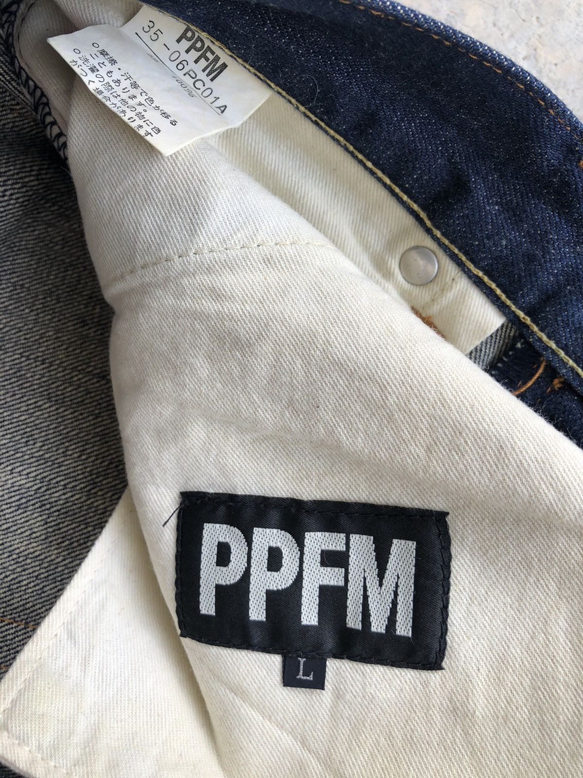 PPFM PPFM Distressed Jeans Selvedge Denim Size US 30 / EU 46 - 16 Thumbnail