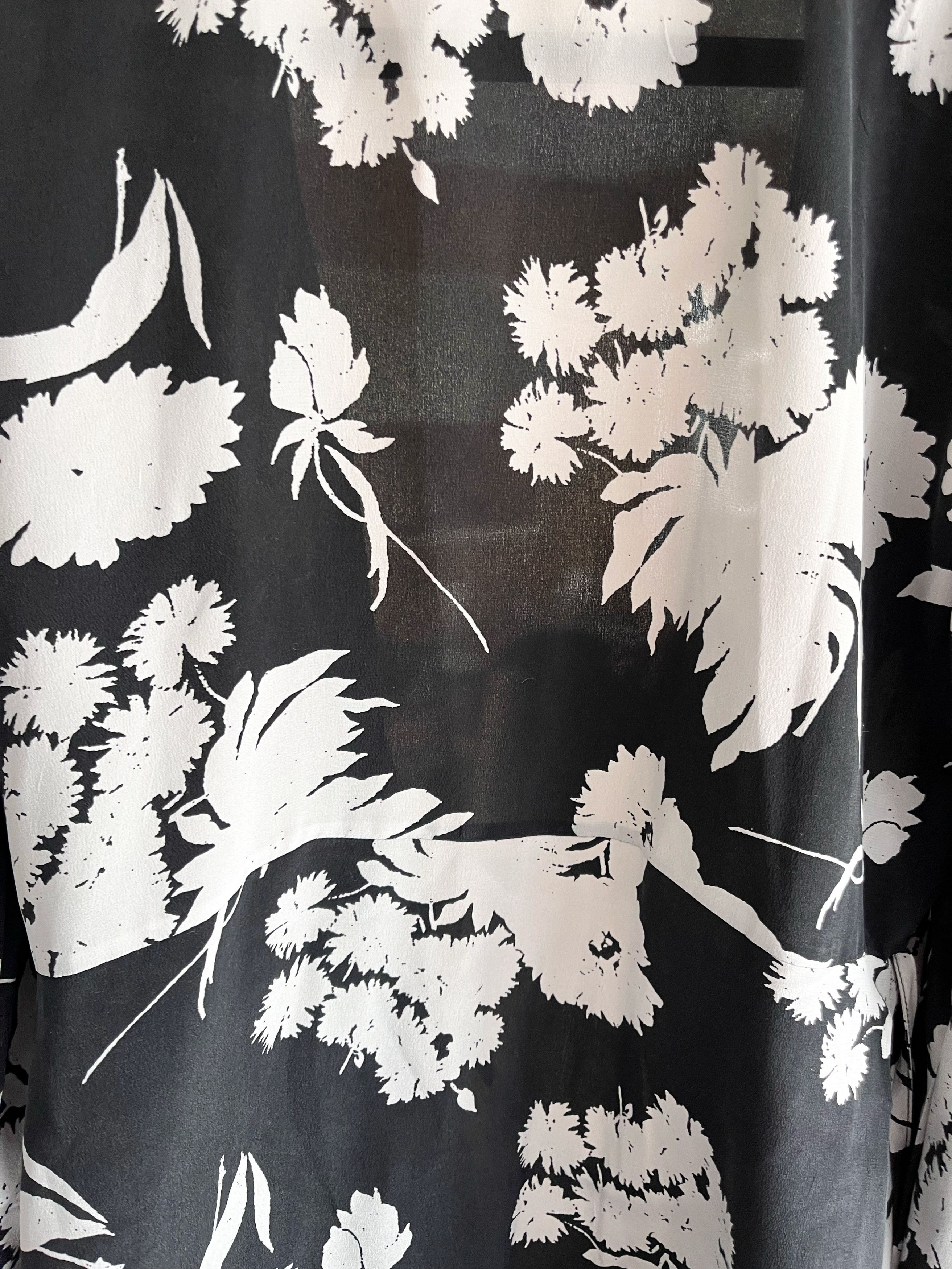 Ganni Ganni Kochhar Silk Floral Wrap Dress Size S / US 4 / IT 40 - 5 Thumbnail