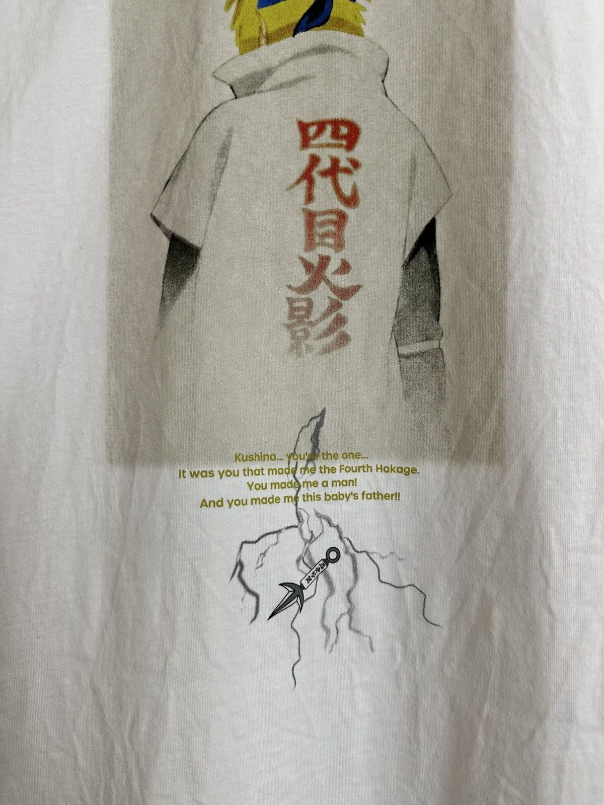 Anime 🔥 Minato Namikaze Naruto Vintage T Shirt Akatsuki Itachi Y2K Size US L / EU 52-54 / 3 - 3 Thumbnail