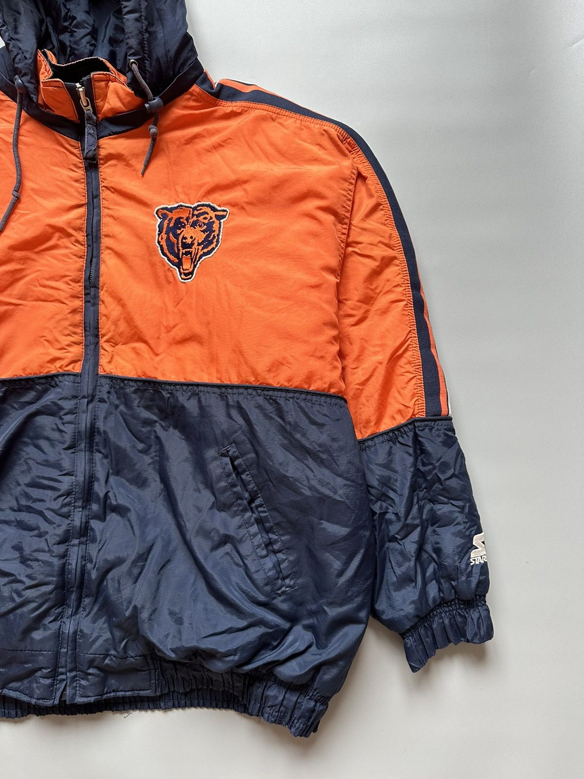 Starter Vintage Chicago Bears Starter Pro Line NFL Zip Puffer Jacket Size US XL / EU 56 / 4 - 3 Thumbnail