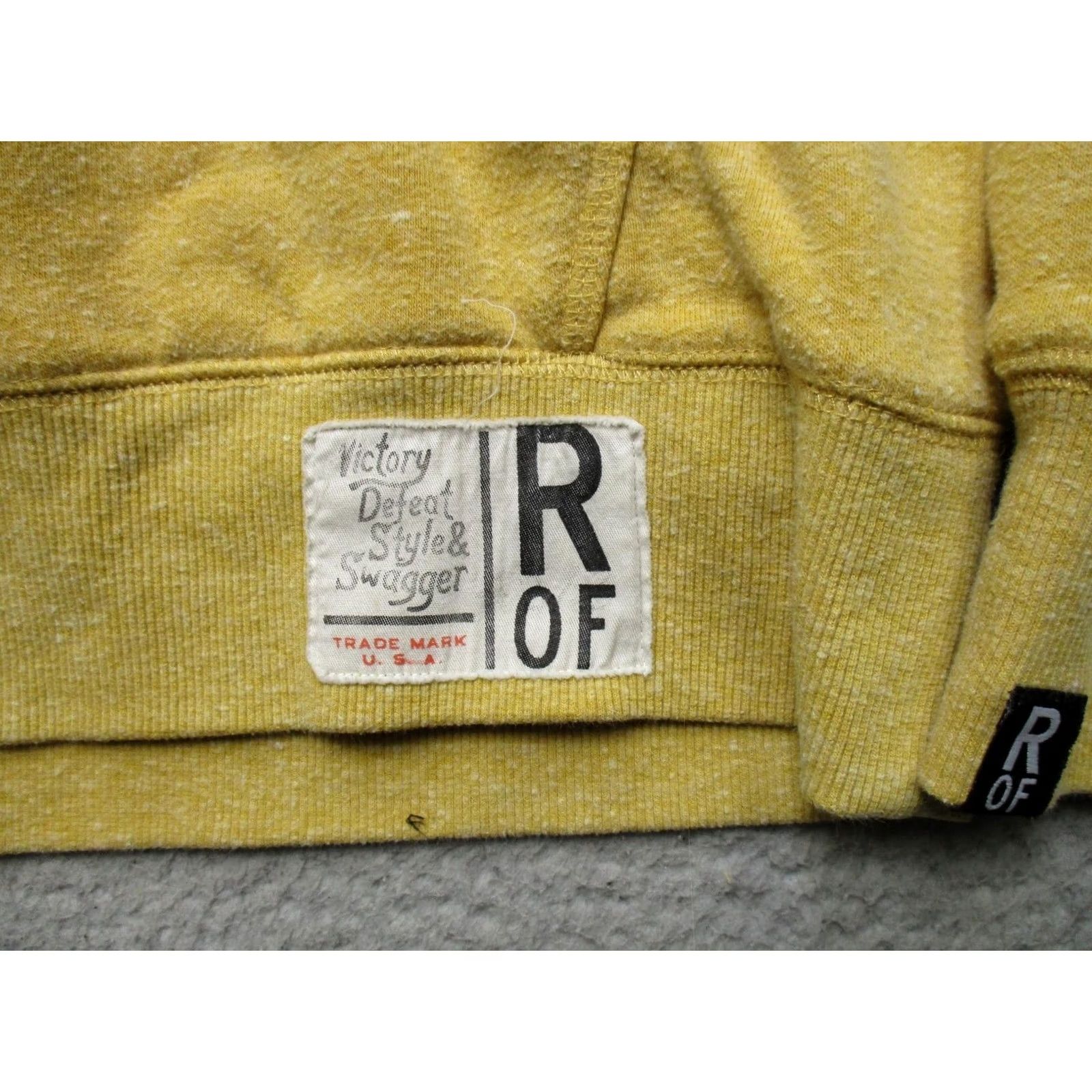 Roots Roots of Fight Hoodie Mens Medium Yellow Muhammad Ali Watts Pullover Sweatshirt Size US M / EU 48-50 / 2 - 2 Thumbnail
