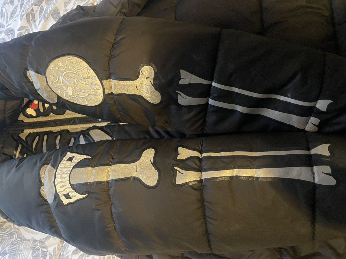 Glo Gang Glo Gang black skeleton puffer Size US L / EU 52-54 / 3 - 3 Thumbnail