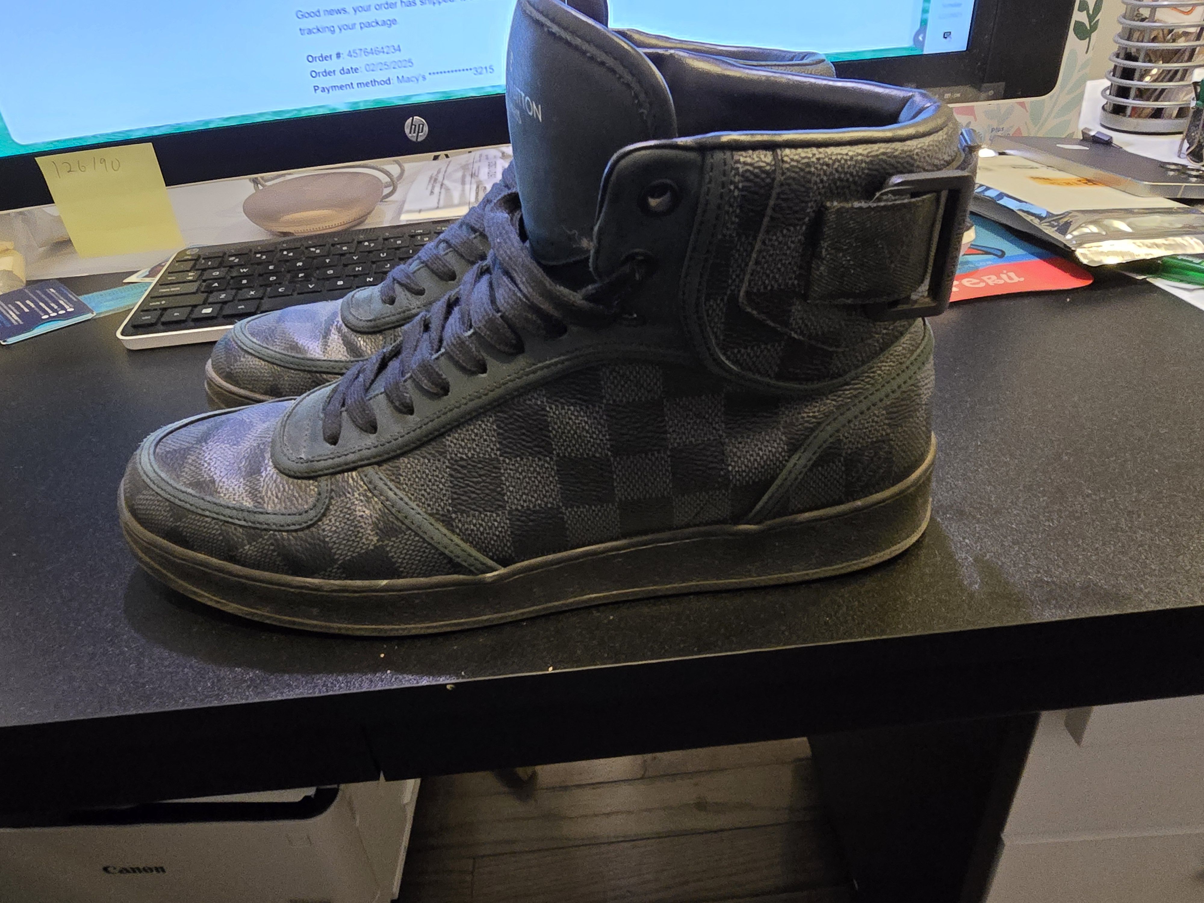 Louis Vuitton Louis Vuitton Rivoli Graphite Damier High Top