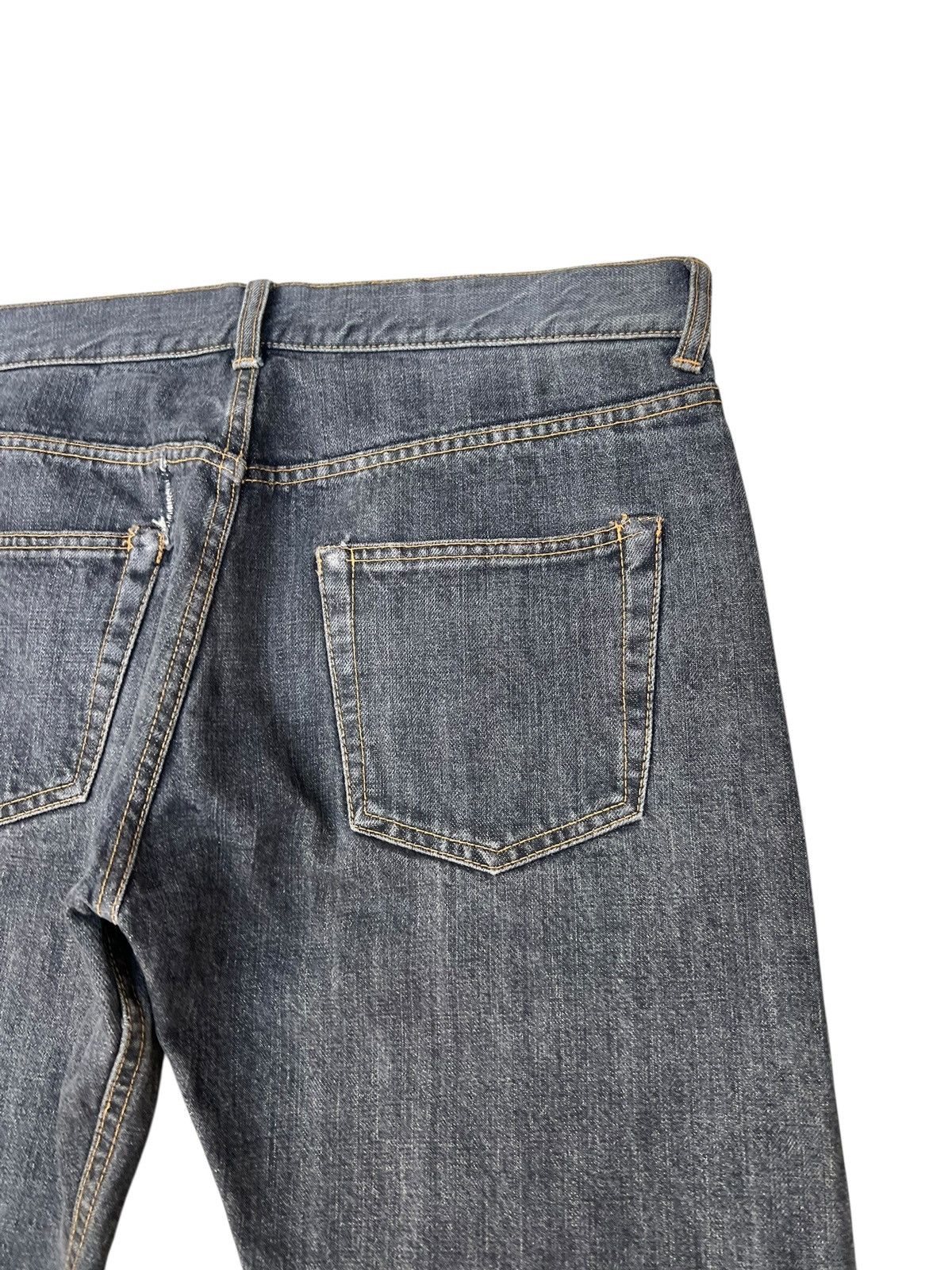 Comme des Garcons Homme 2005 CDGH AD2005 Black Denim Selvedge Jeans Size US 32 / EU 48 - 19 Thumbnail