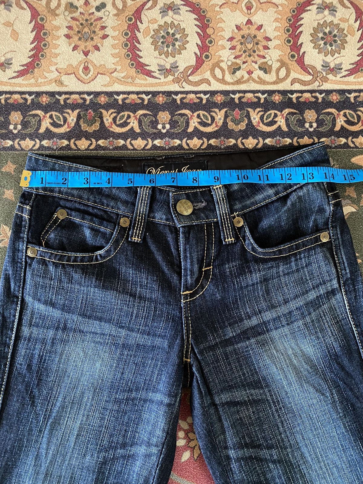Edwin 🔥🔥Japanese Brand Vienus Jean Super Flare Rare Design Denim Size US 28 / EU 44 - 12 Thumbnail