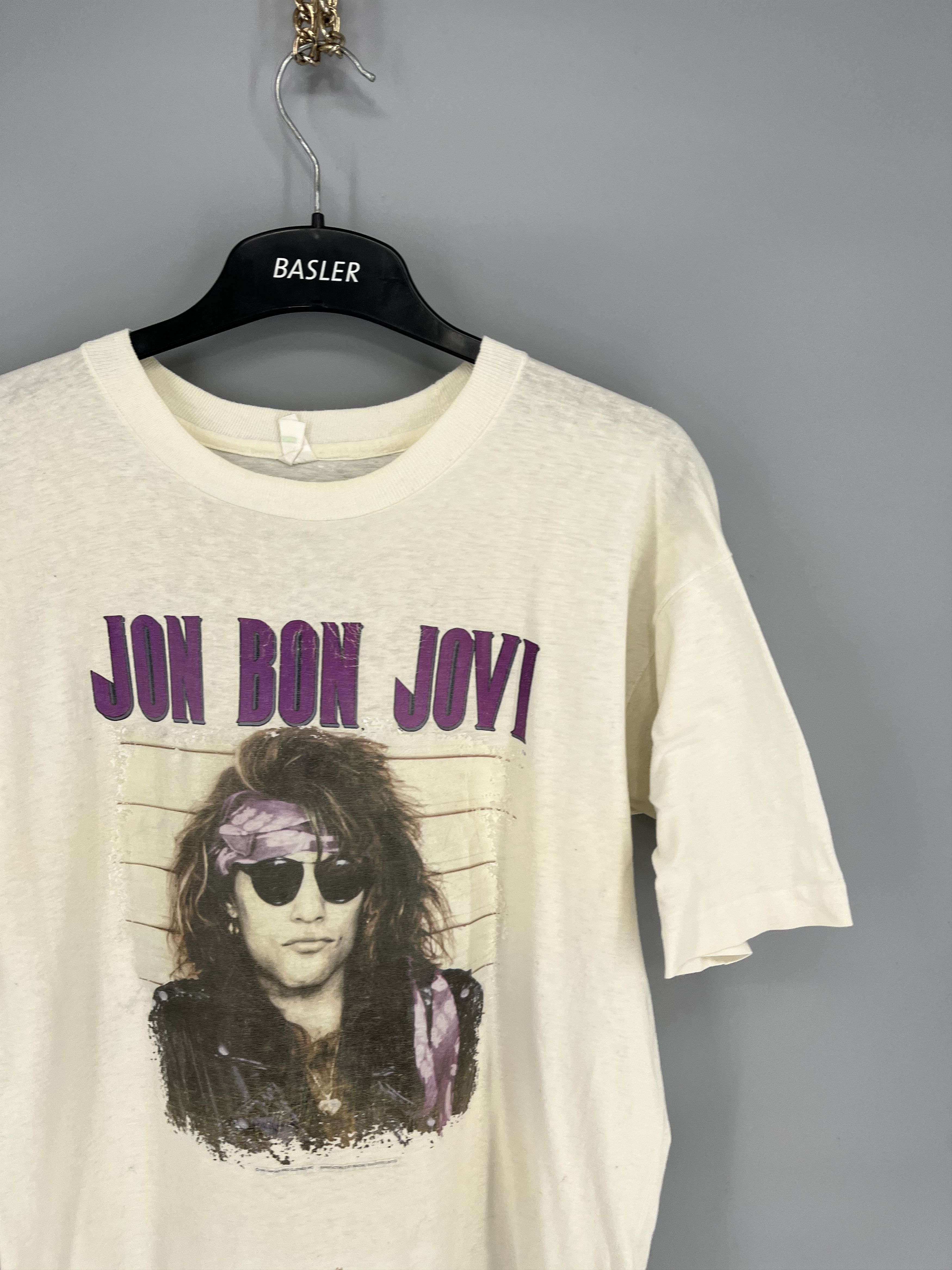 Bon Jovi × Vintage VINTAGE 1991 BON JOVI KEEP THE FAITH T-SHIRT Size US M / EU 48-50 / 2 - 6 Thumbnail