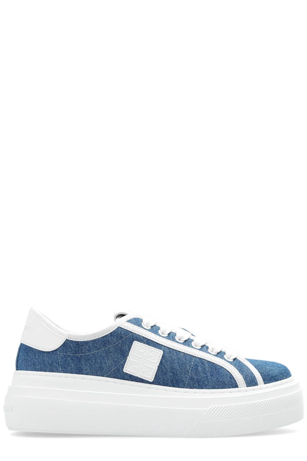o1w1db10525 City Lace Up Sneakers Platform in Blue