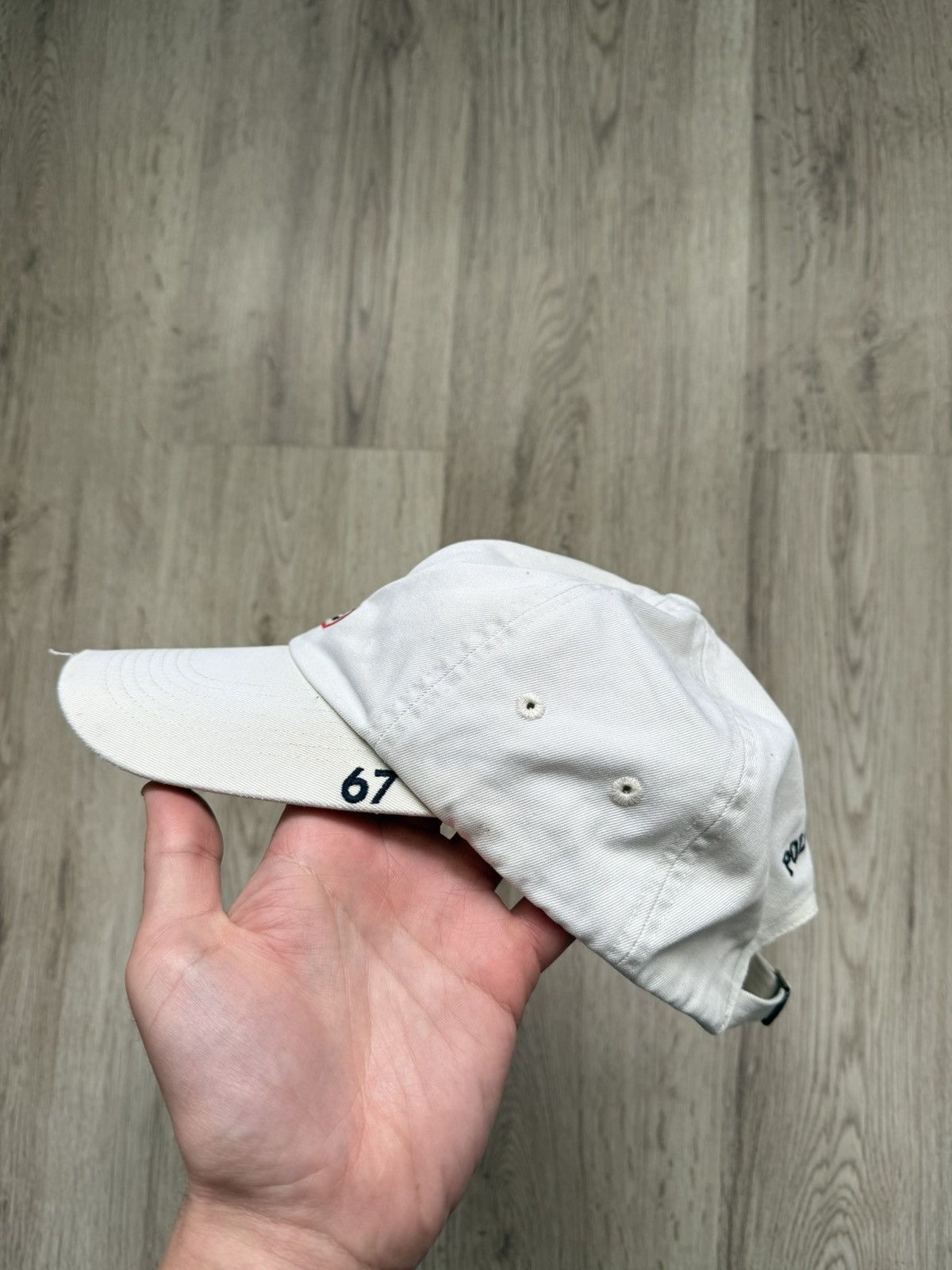 Polo Ralph Lauren Polo Jeans RL Logo Distressed Cap Vintage Ralph Lauren Hat Size ONE SIZE - 2 Thumbnail