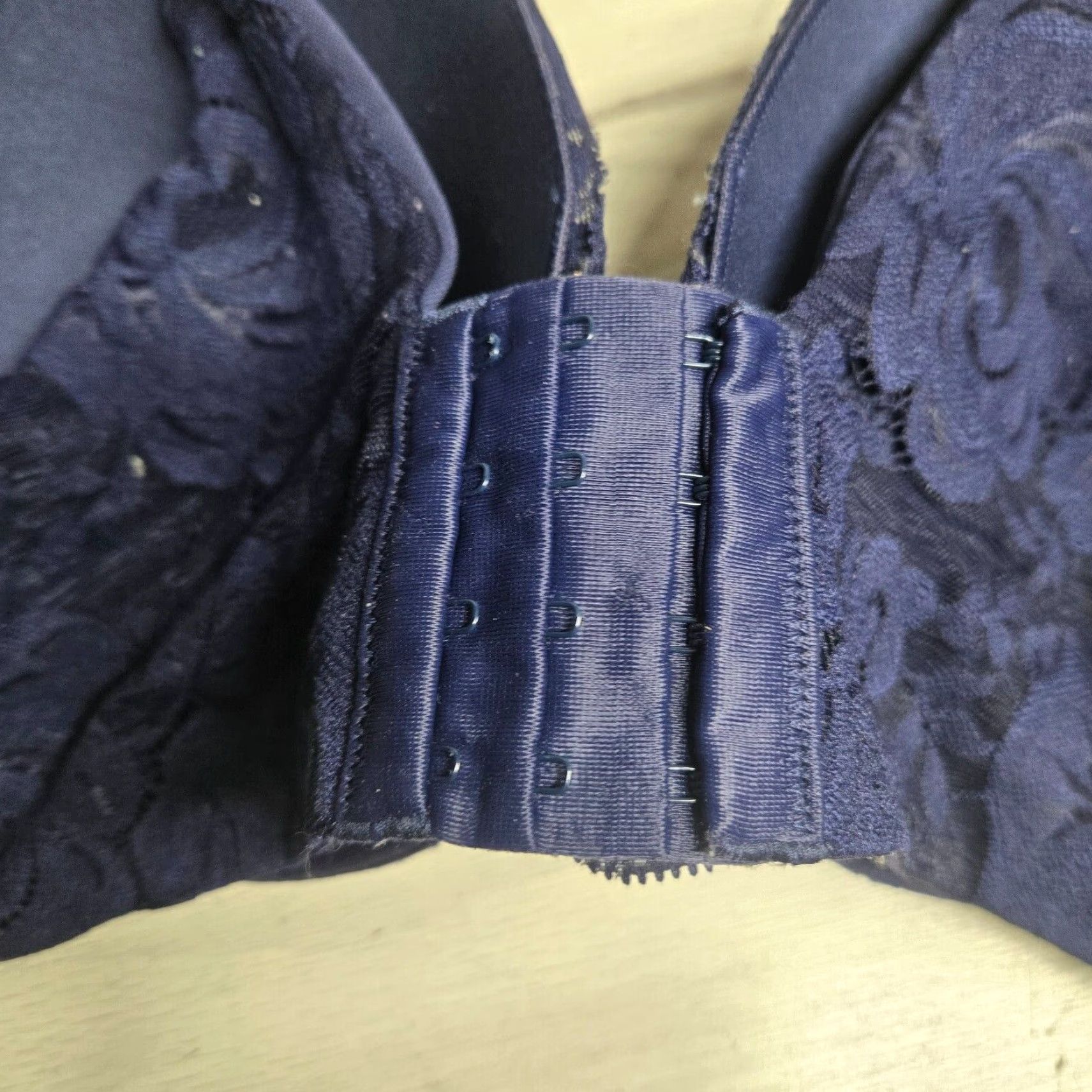 Torrid Torrid Plus 44DD Balconette Bra Women's Blue Floral Lace Full Coverage Underwire Size ONE SIZE - 4 Thumbnail