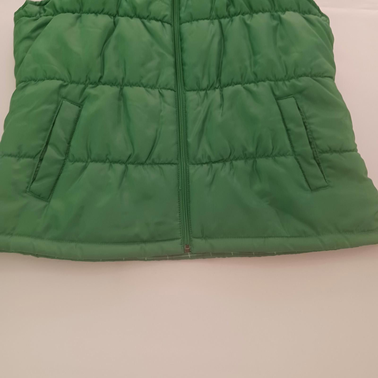 Merona Merona Women Reversible Vest Jacket LARGE Coat Green & Black Size L / US 10 / IT 46 - 11 Thumbnail