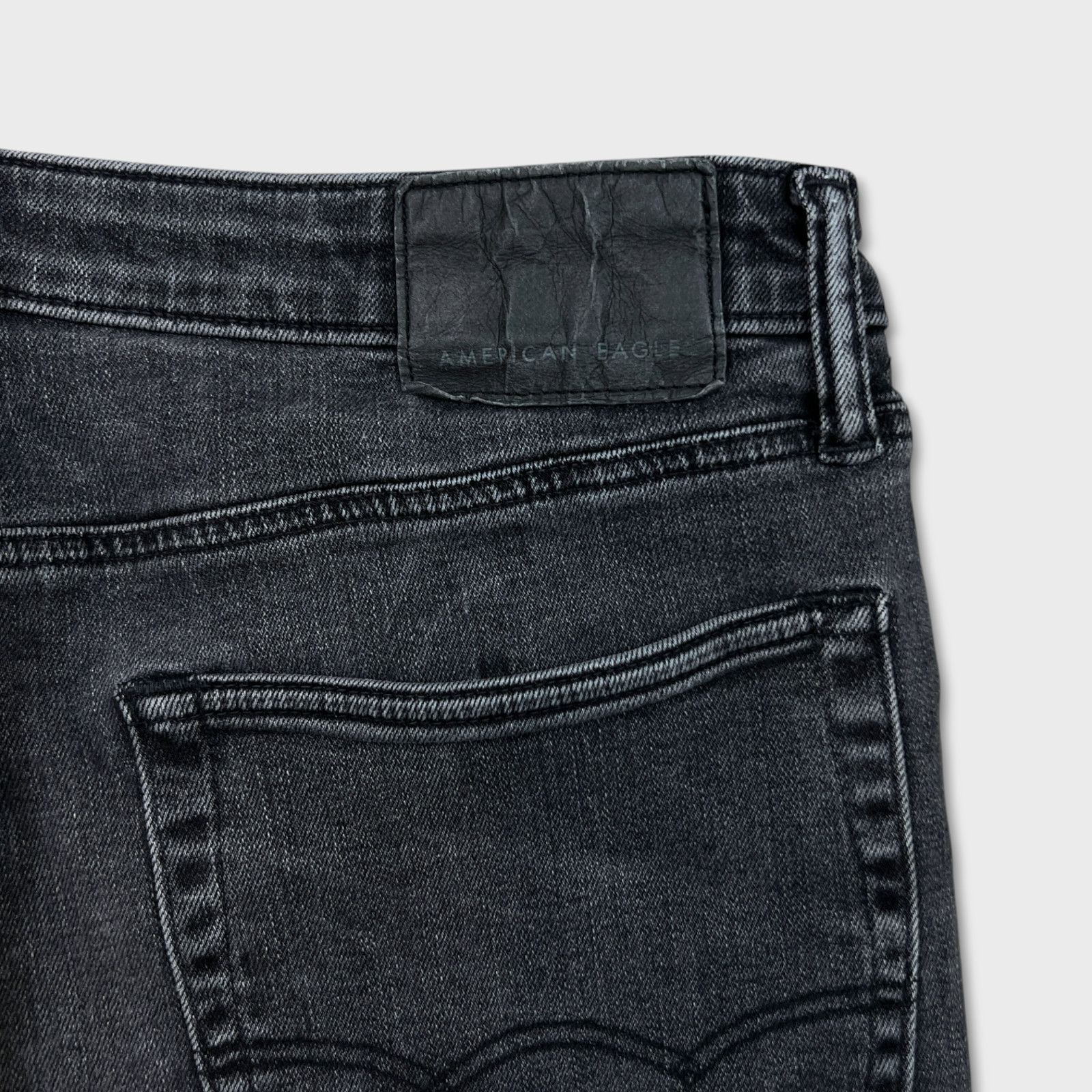 American Eagle Outfitters × Vintage American Eagle Jean 34x29 Next Level Flex Slim Distress Pant Size US 34 / EU 50 - 7 Thumbnail